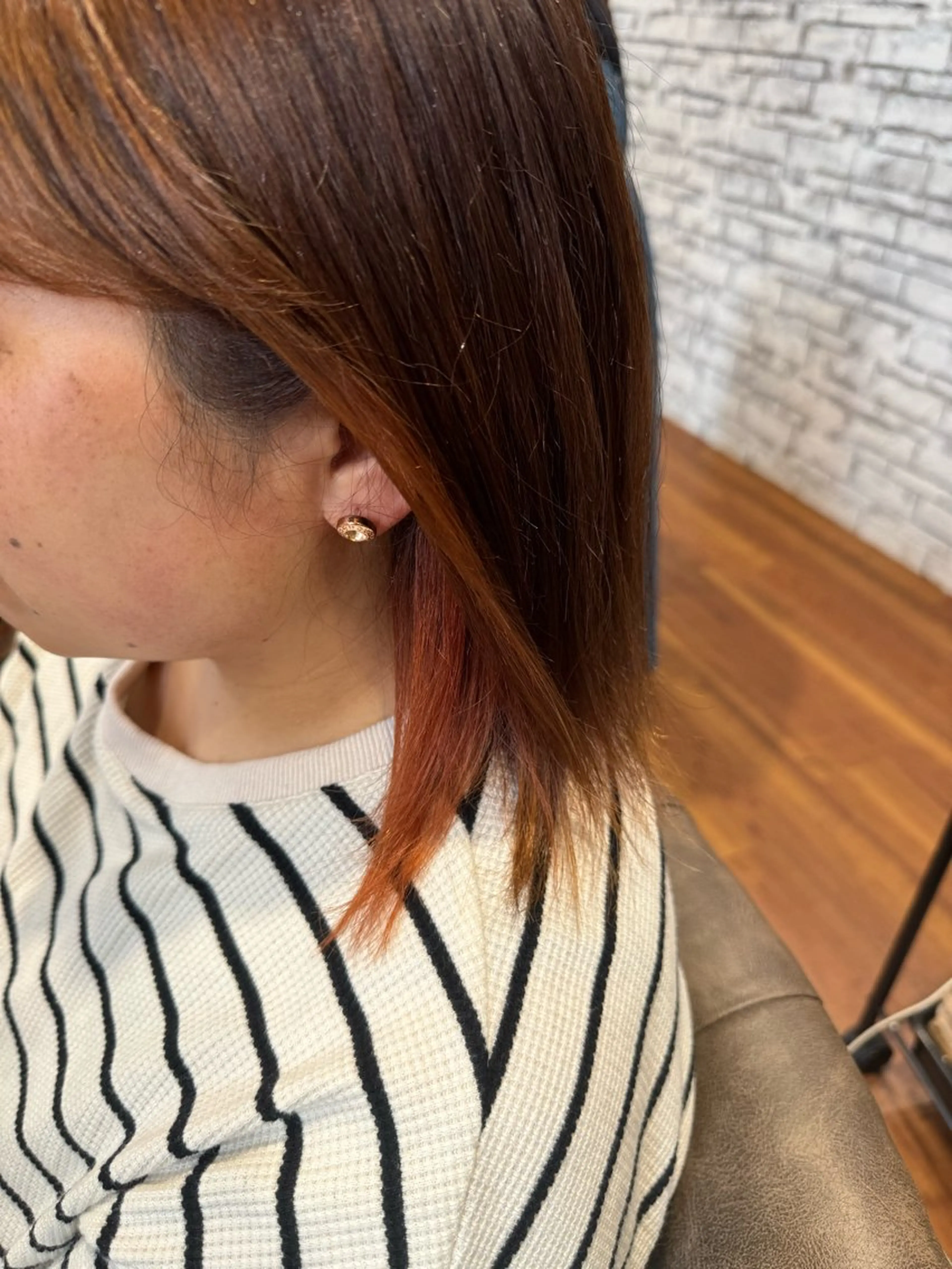ミディアム カラー ブリーチ🌈💗 豊橋/りんのヘアスタイル