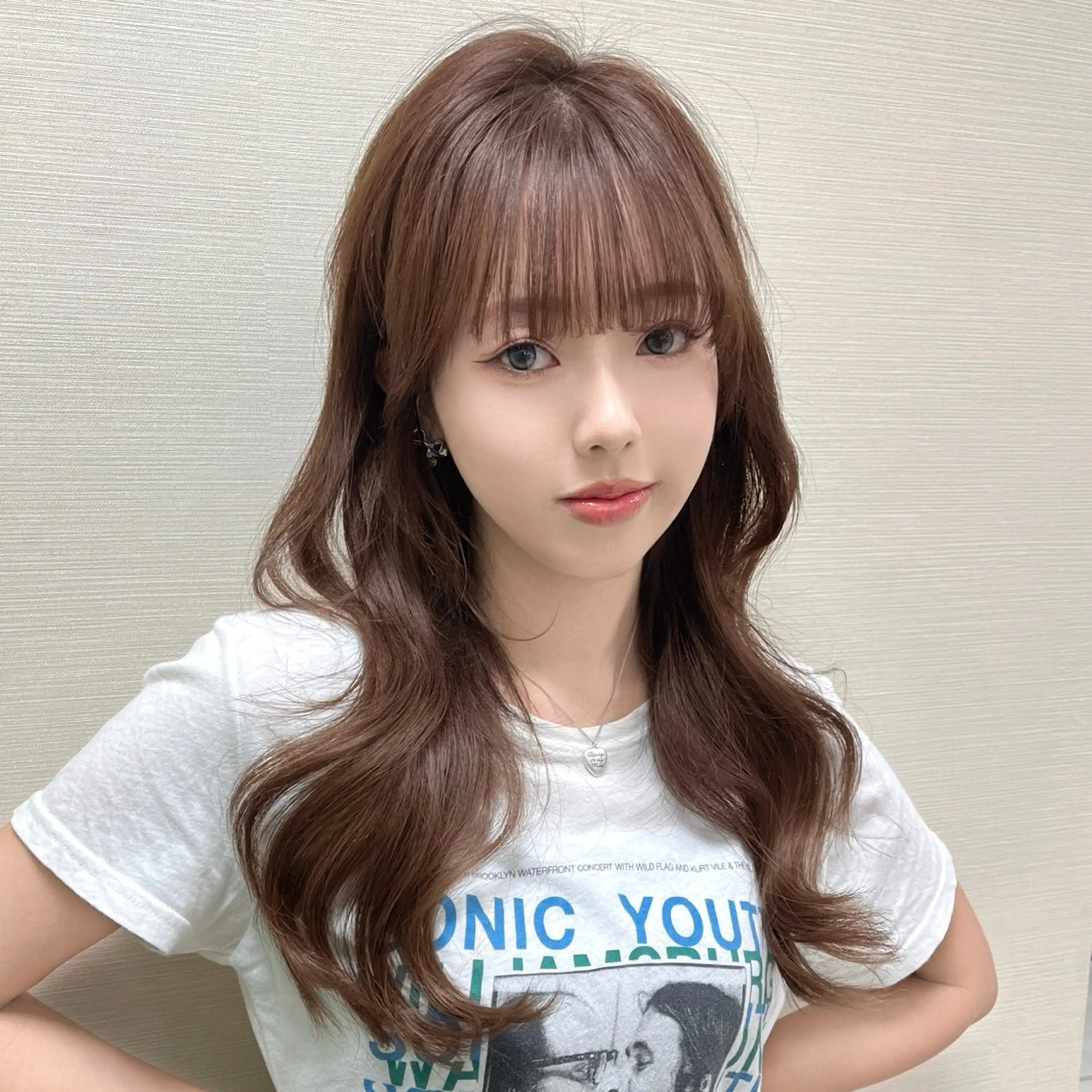 ロング カラー カット ヘアカラー トリートメント ヘアセット 🤎大人かわいい🤎 韓国レイヤー🤎力丸のヘアスタイル
