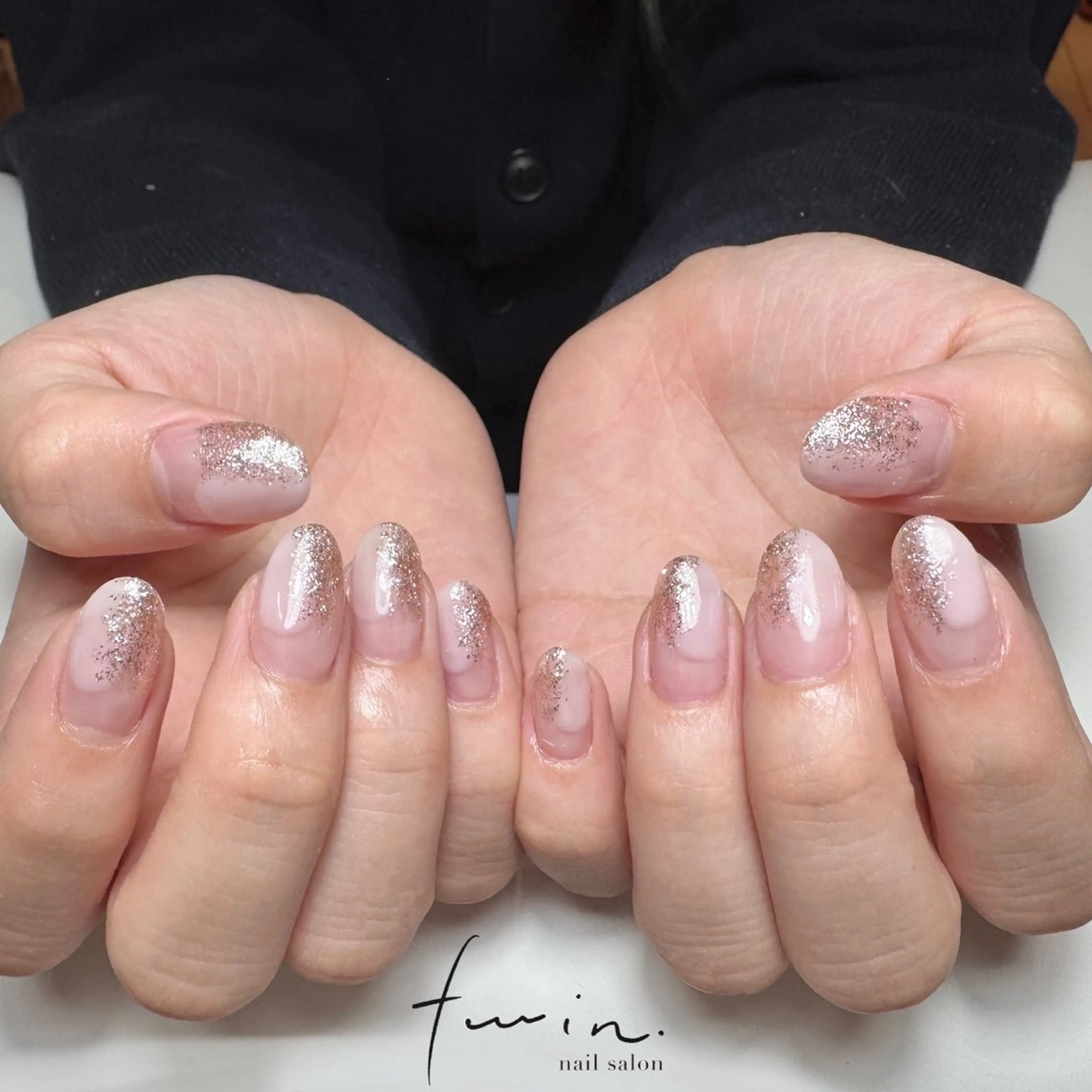 【オフあり】塗りかけネイルの写真