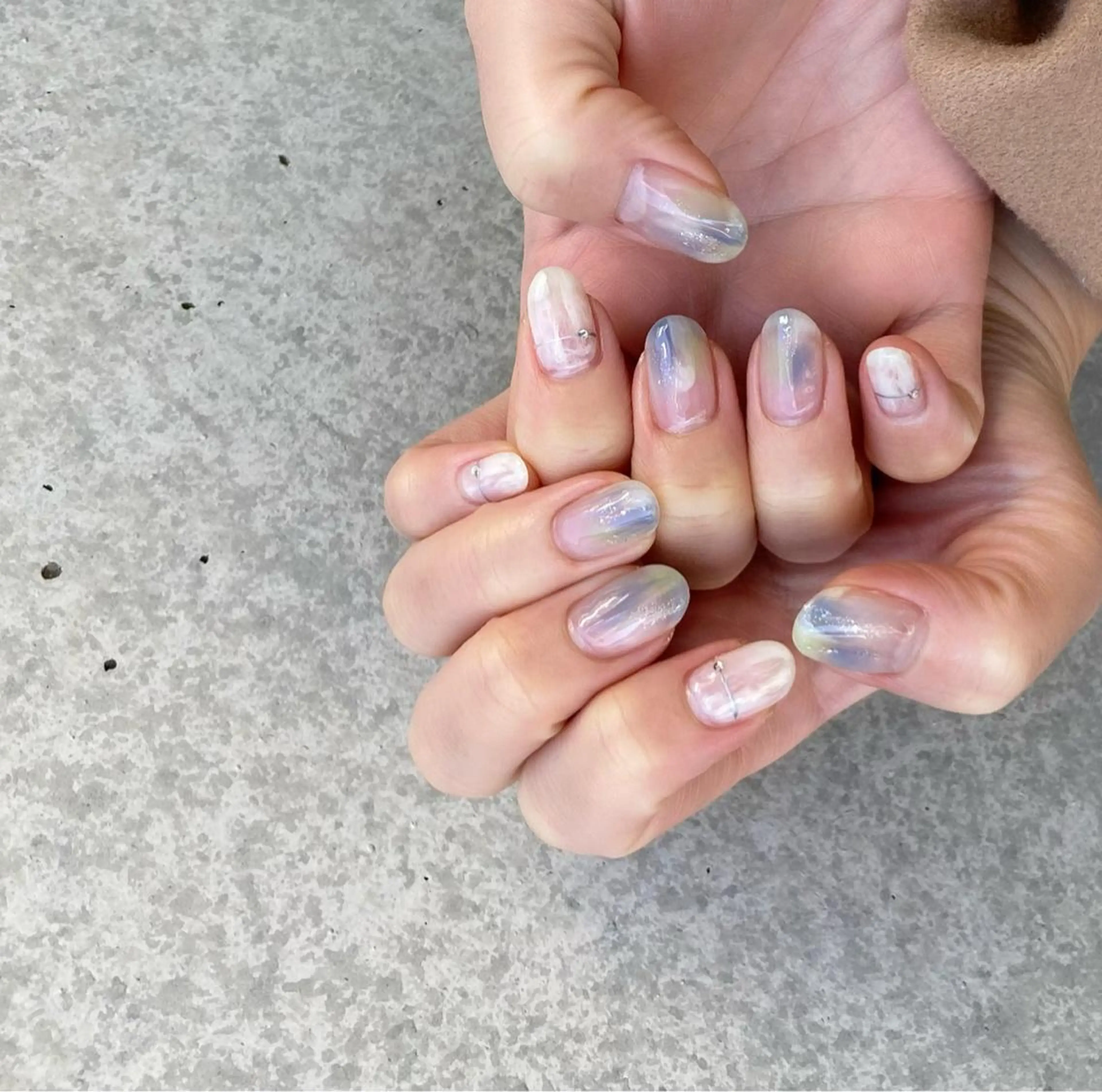 ネイル アートネイル 長さ出し ジェルネイル 氷ネイル・うるうるネイル マットネイル ハンドネイル nail salon Soeurのネイルデザイン