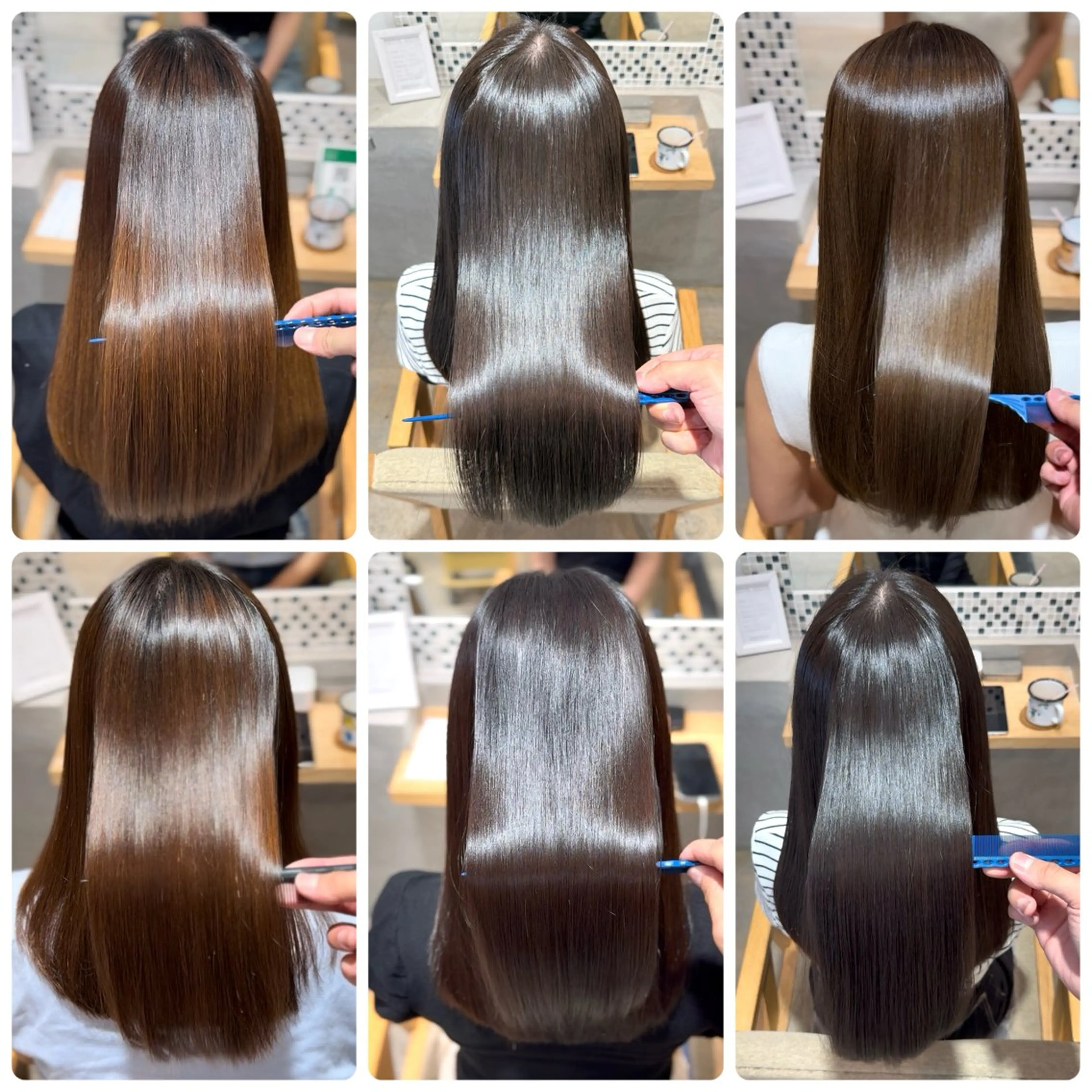 カット+髪質改善酸性ストレートの写真