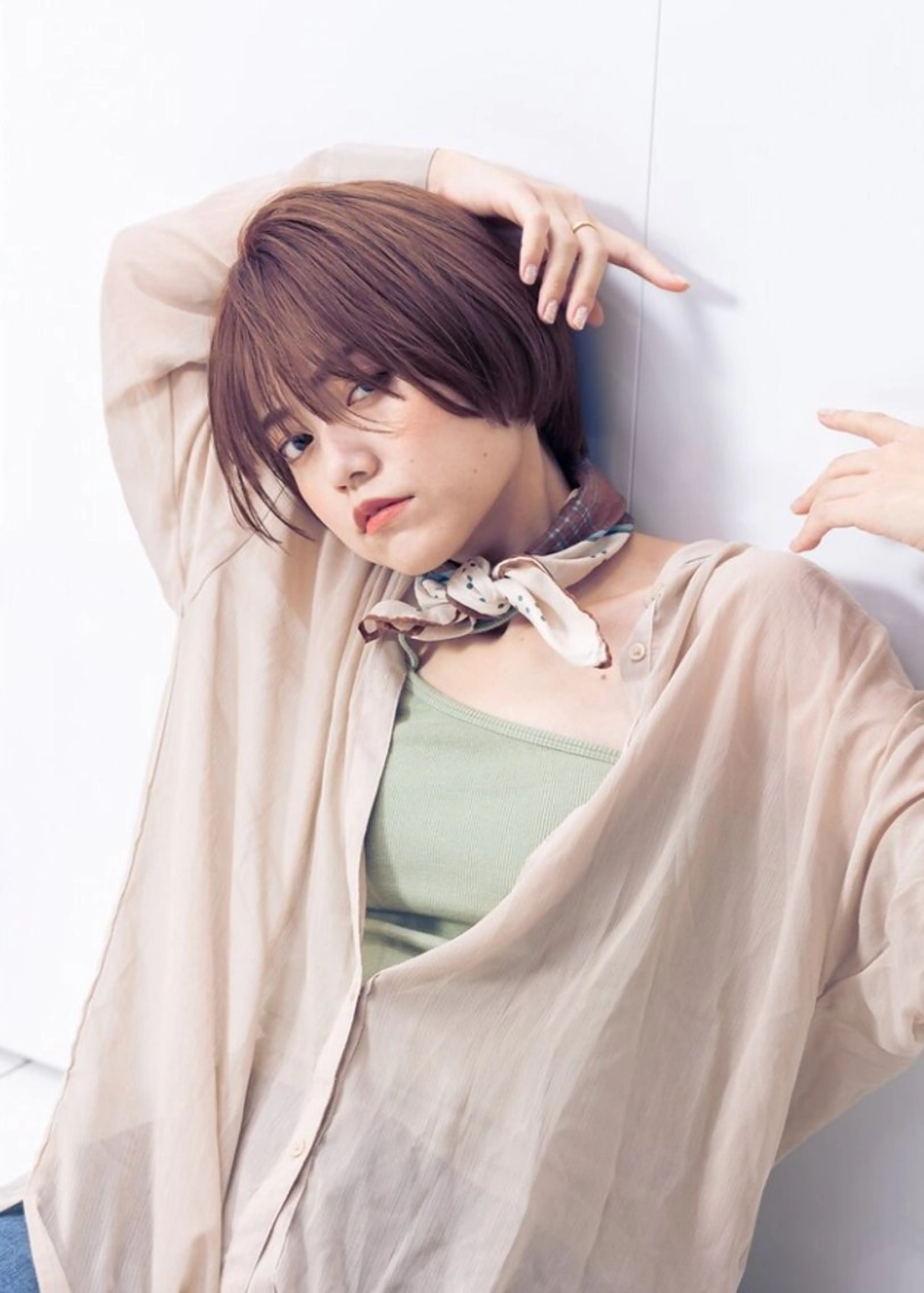 ショート カラー カット ヘアカラー トリートメント BRING by snowdrop所属・吉祥寺・BRING 近藤真千子のヘアスタイル