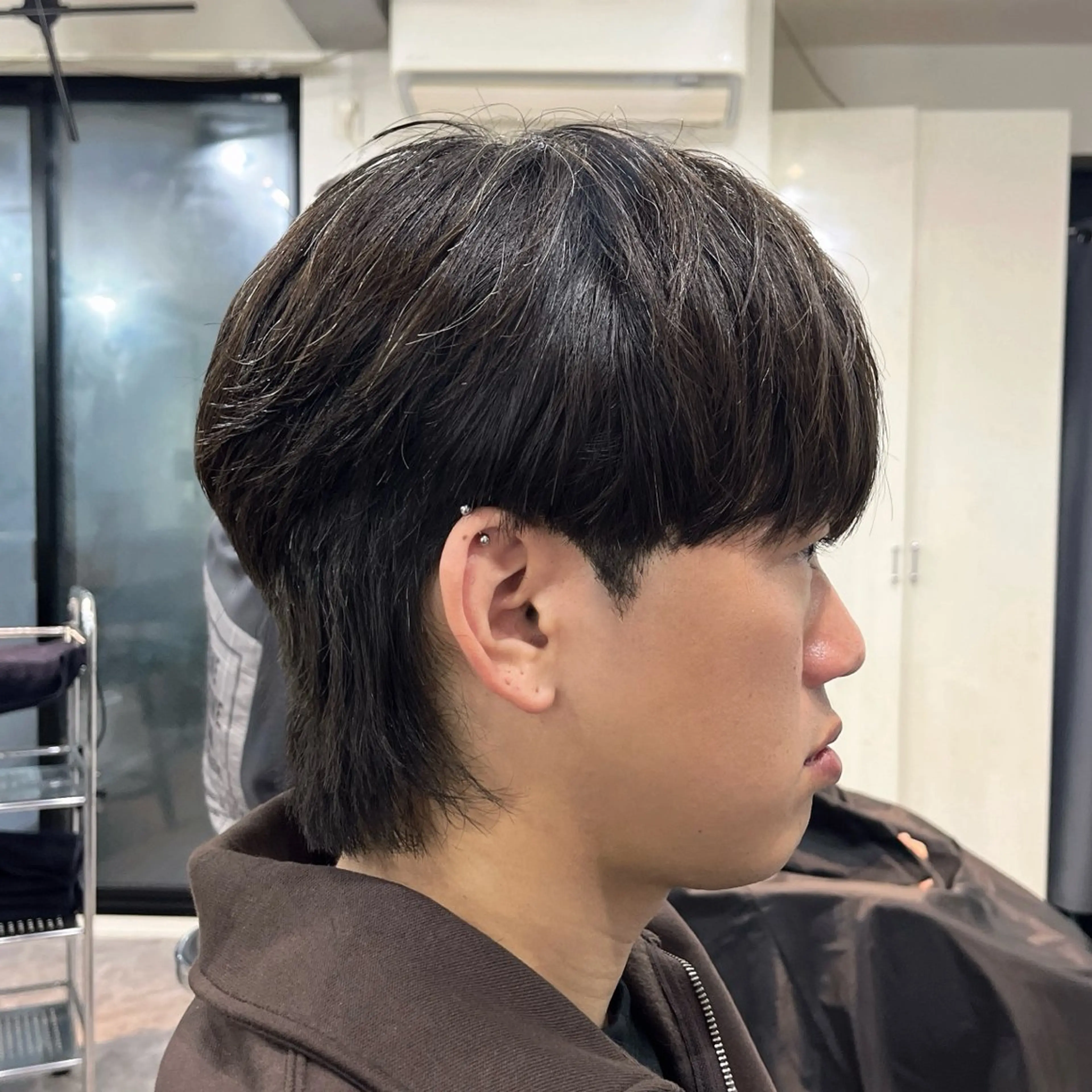 カット+曲がる縮毛矯正+ダウンパーマの写真