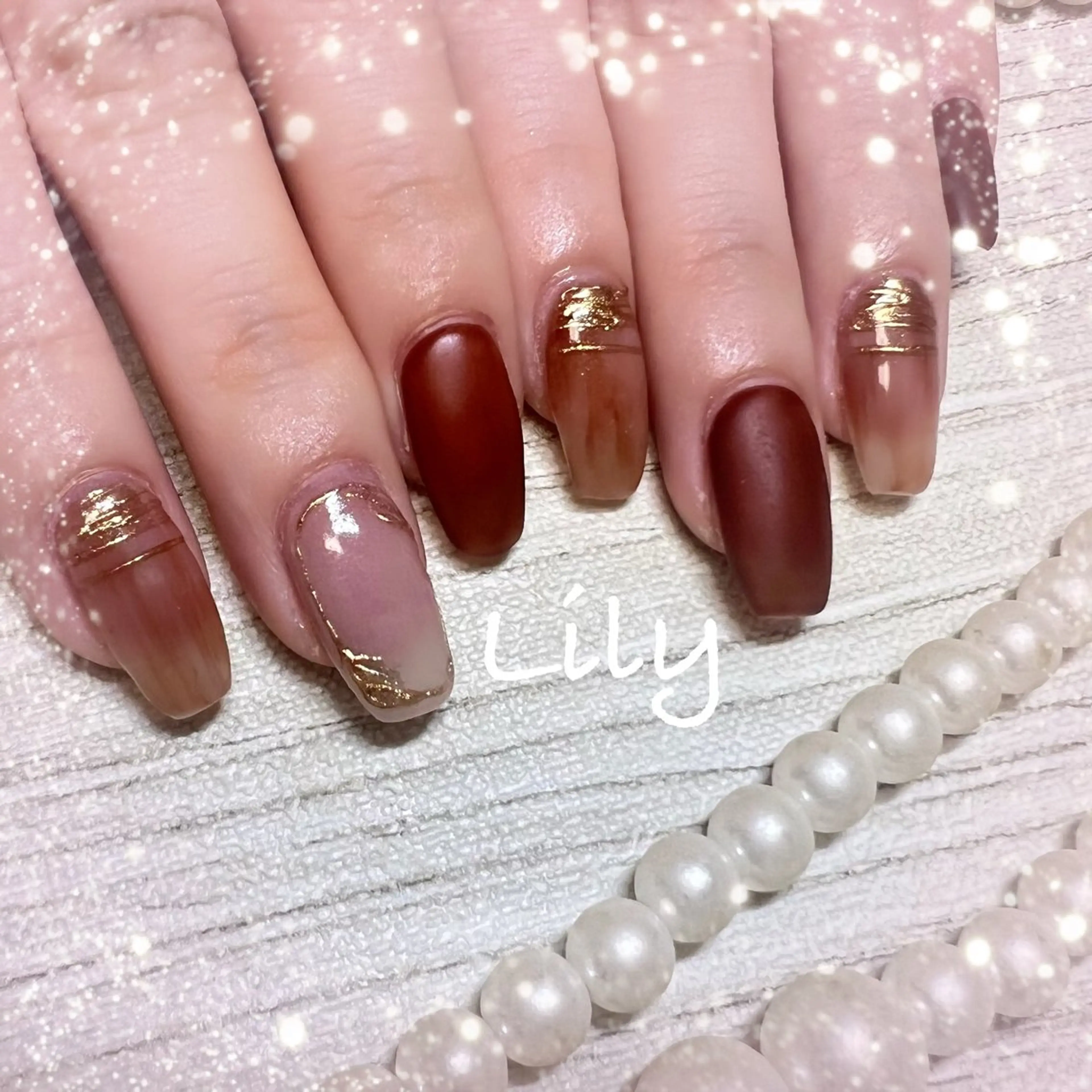 ネイル ハンドネイル Nailsalon Lilyのネイルデザイン