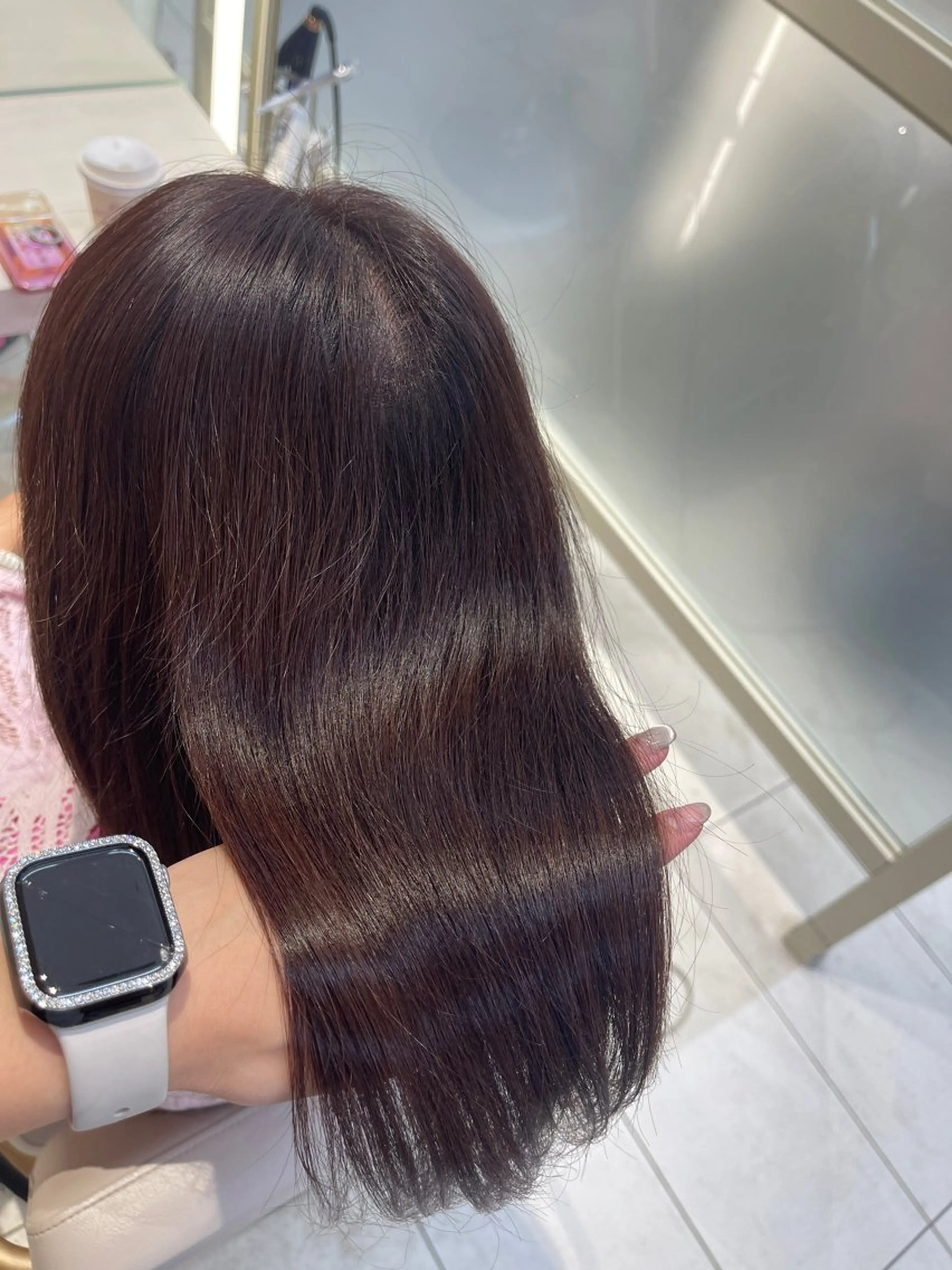 ロング カラー Hina🤎ベージュ 、グレージュ🤎のヘアスタイル