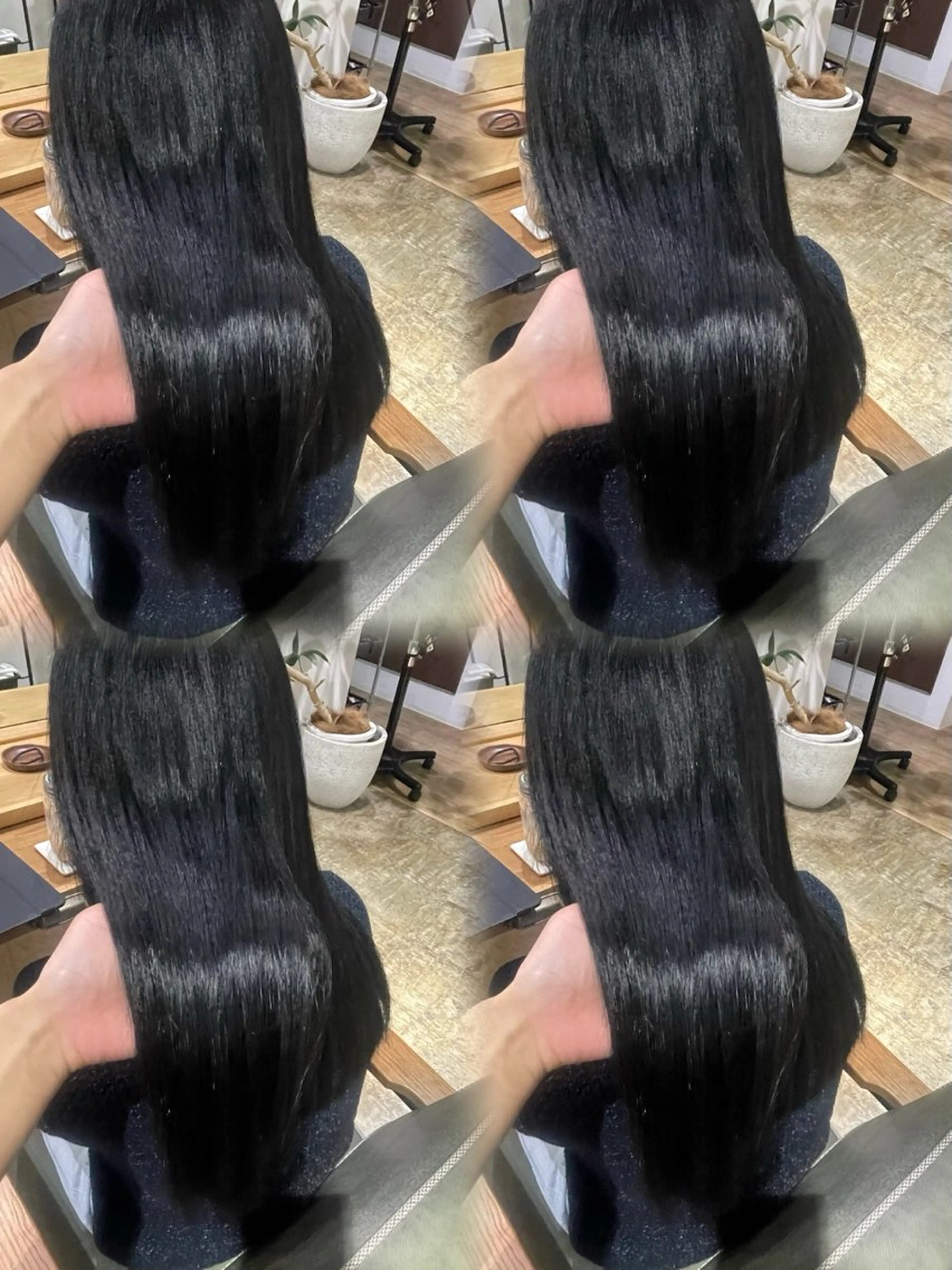 ロング 🖤Keina🖤 大人上品カラー.*˚のヘアスタイル