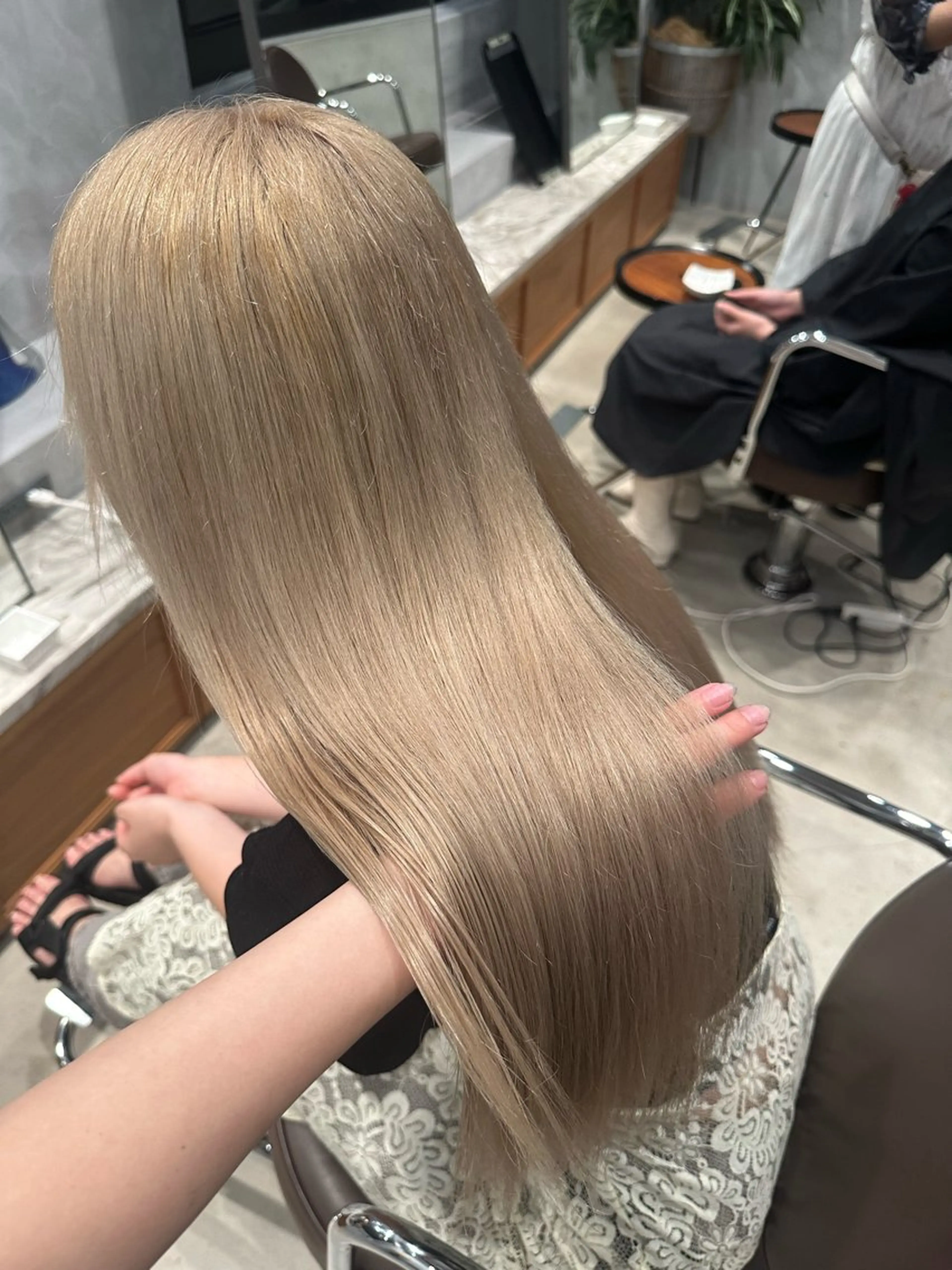 ロング カラー 上野/韓国hair 🤍MOEKA🤍のヘアスタイル