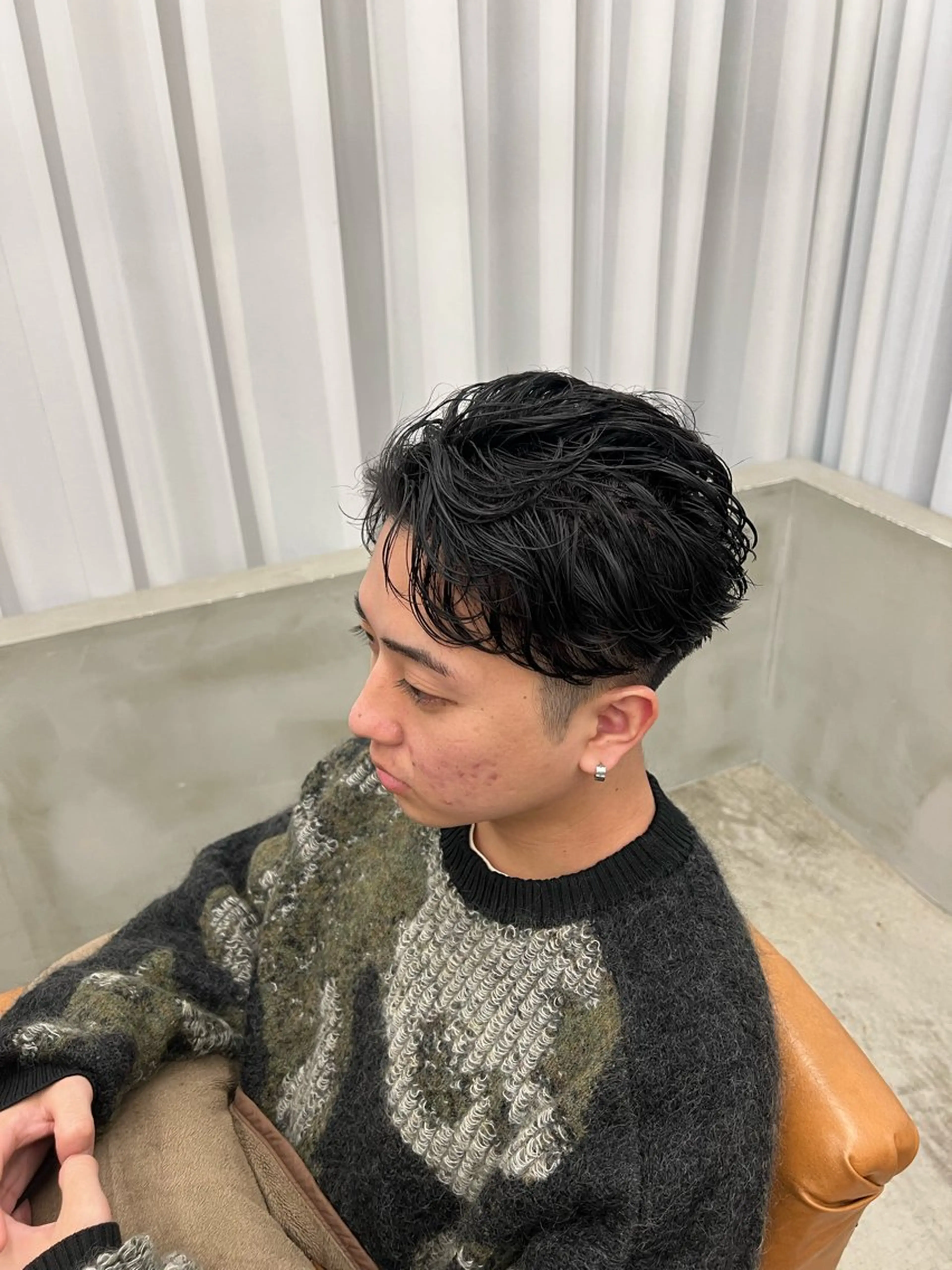 ショート カット ヘアセット 山野愛子美容室　銀座店所属・tomoメンズ特化 /パーマ/カットのヘアスタイル