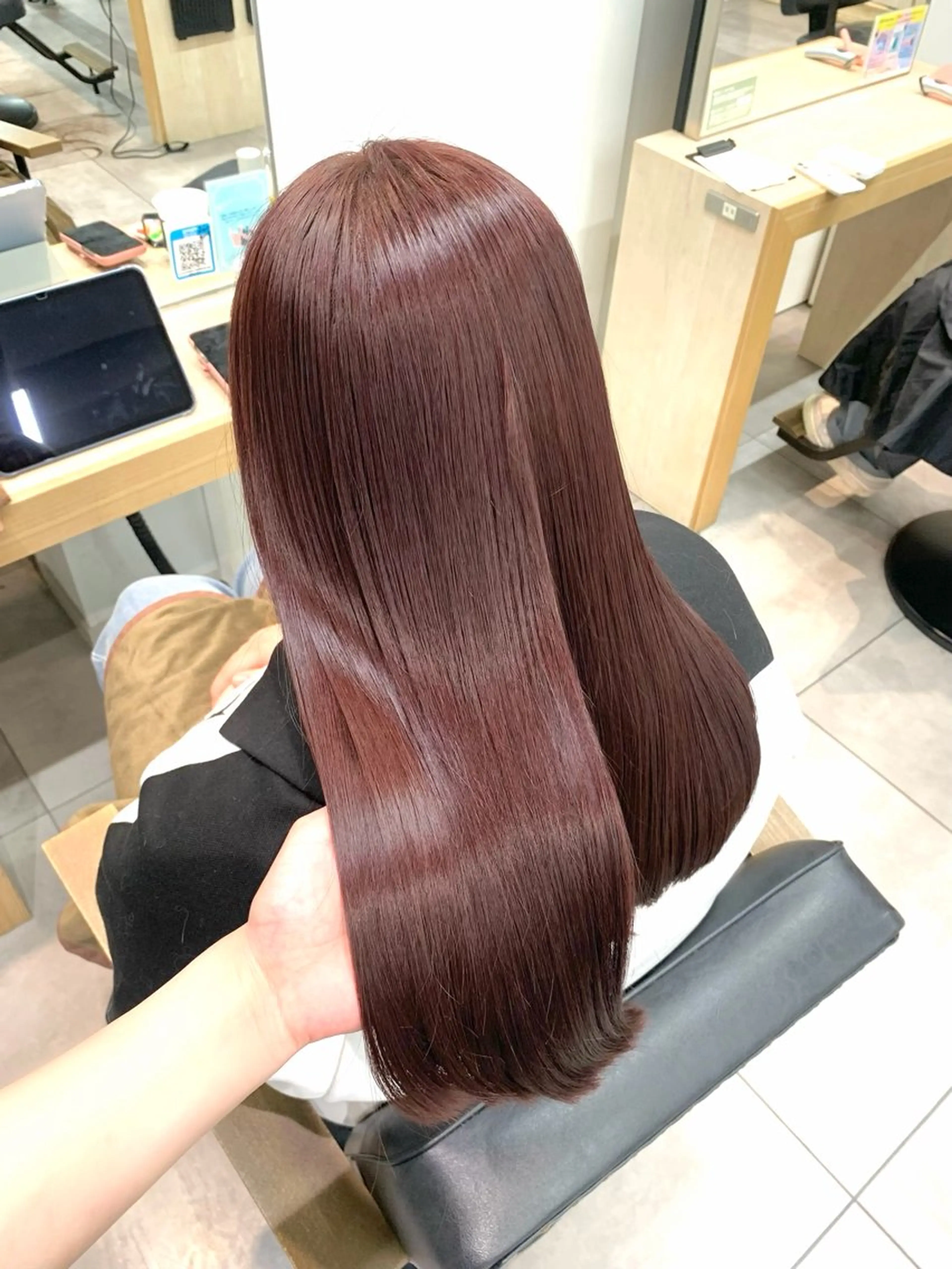 ロング 酸性ストレート 縮毛矯正 🕊髪質改善 ストレート🕊まいのヘアスタイル