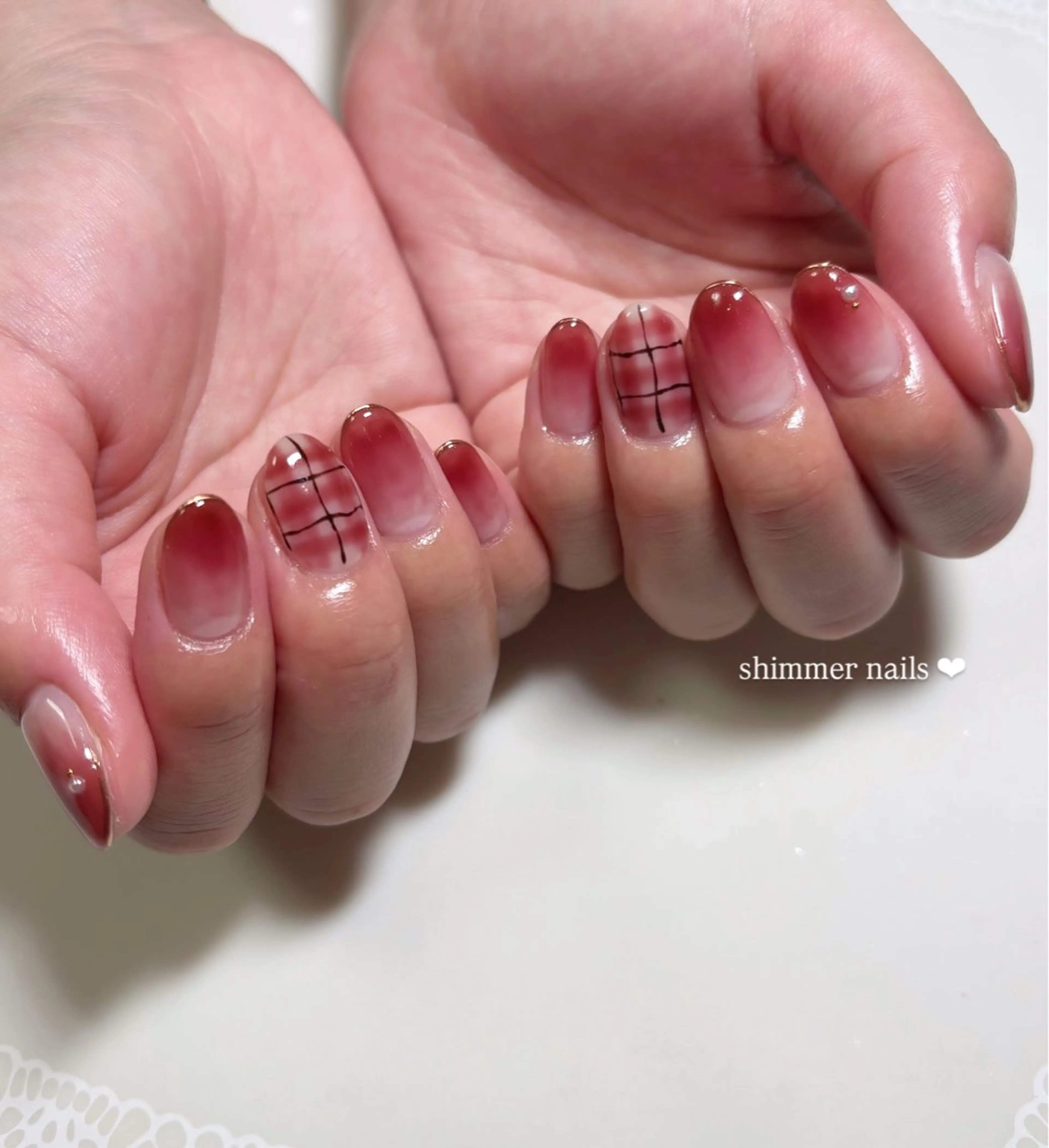 ネイル shimmer nailsのネイルデザイン