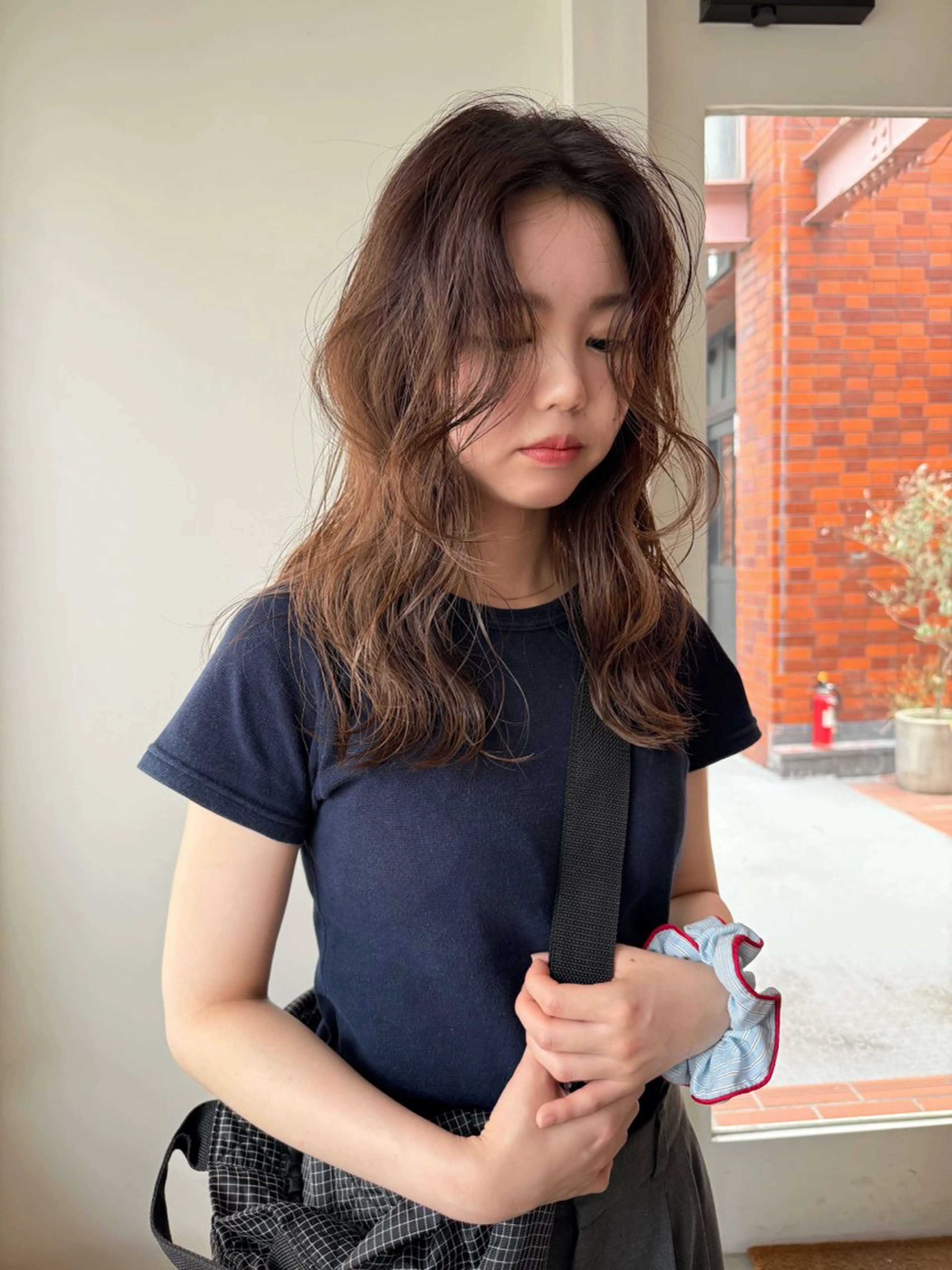 カラー ヘアカラー トリートメント 南部 綾音のヘアスタイル