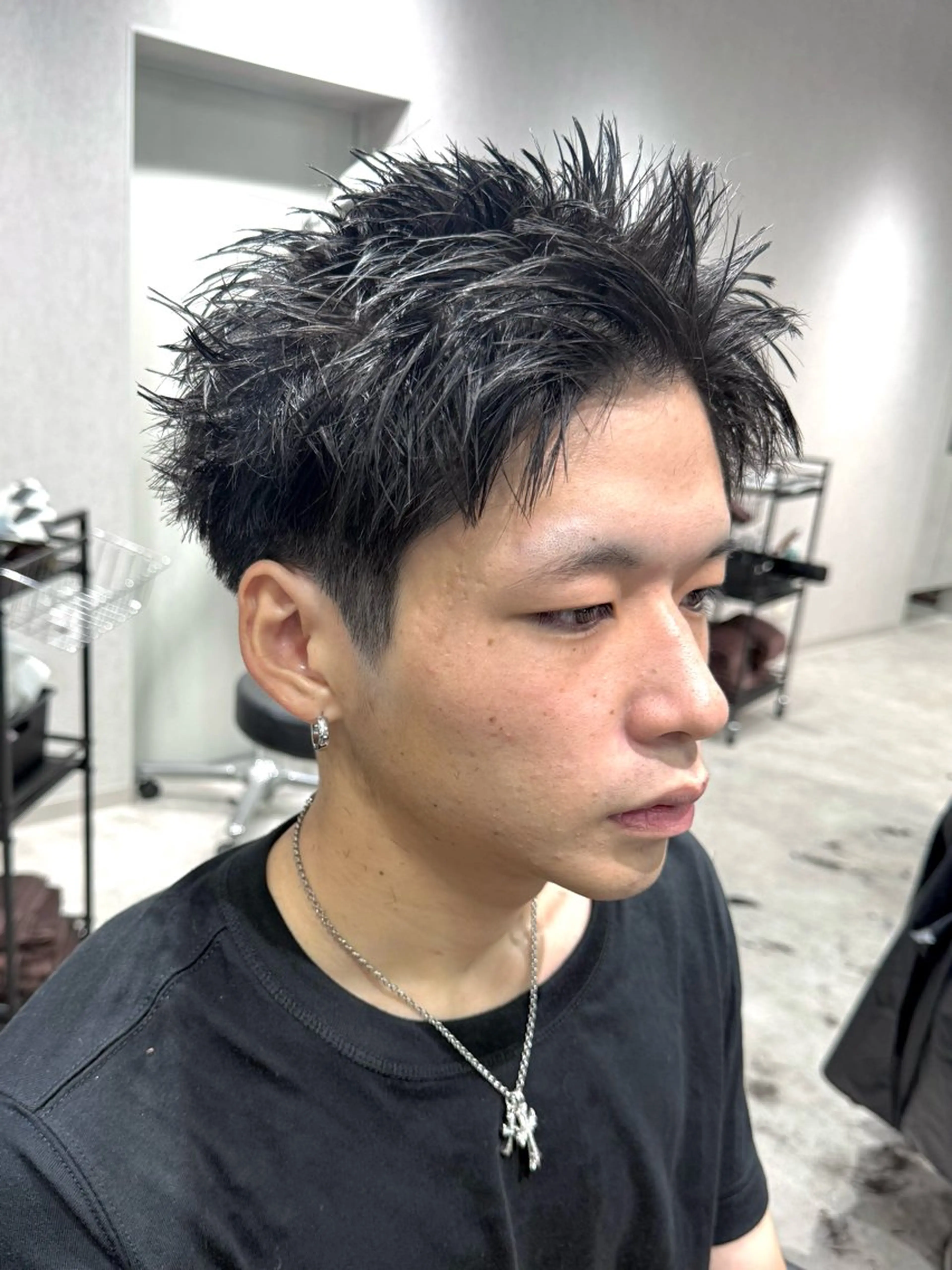 ショート ショートヘア カット スパイキーショート パーマ🔥ritaのヘアスタイル