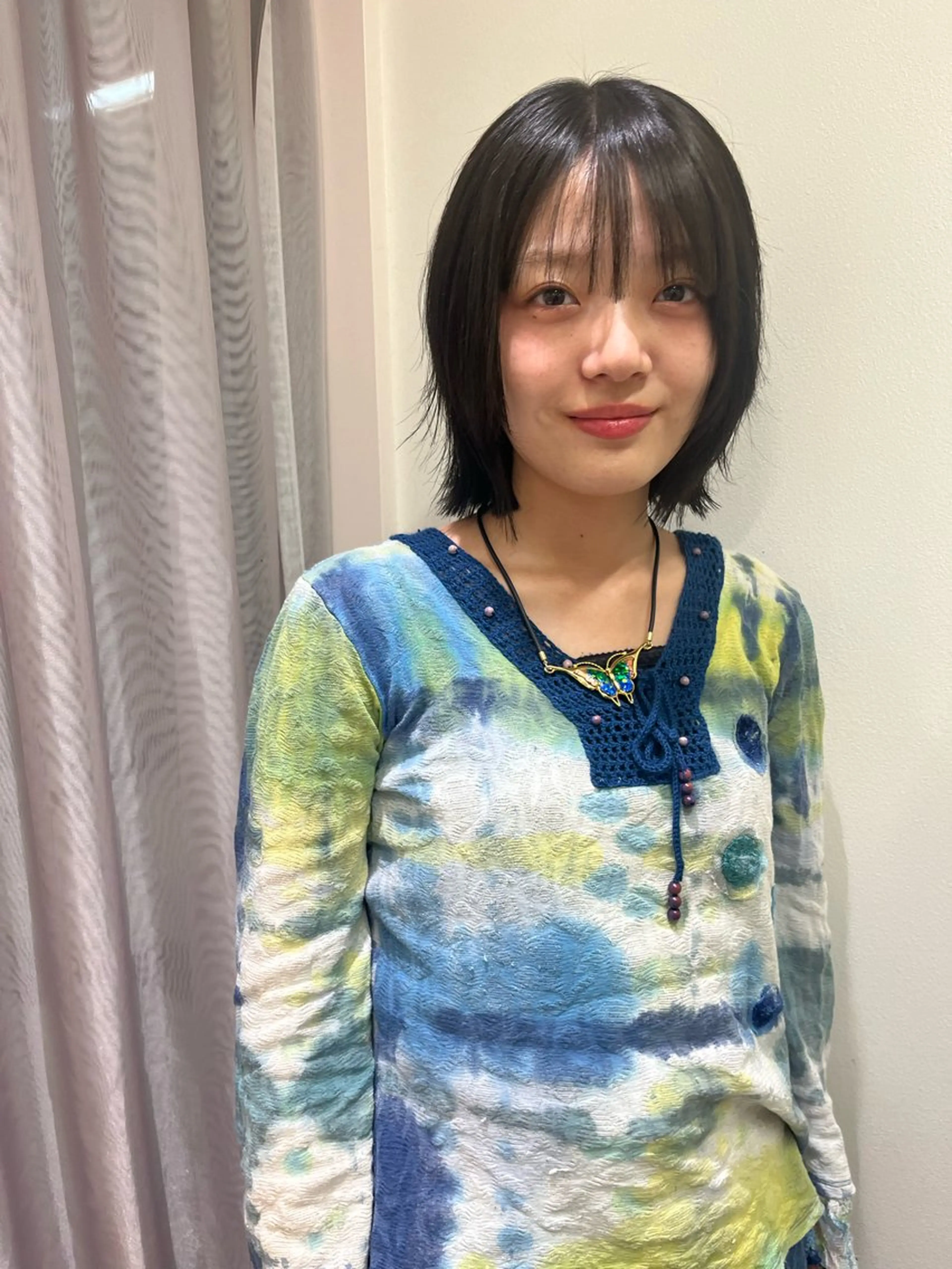 ショート カラー カット ヘアカラー トリートメント 松村 澪里のヘアスタイル