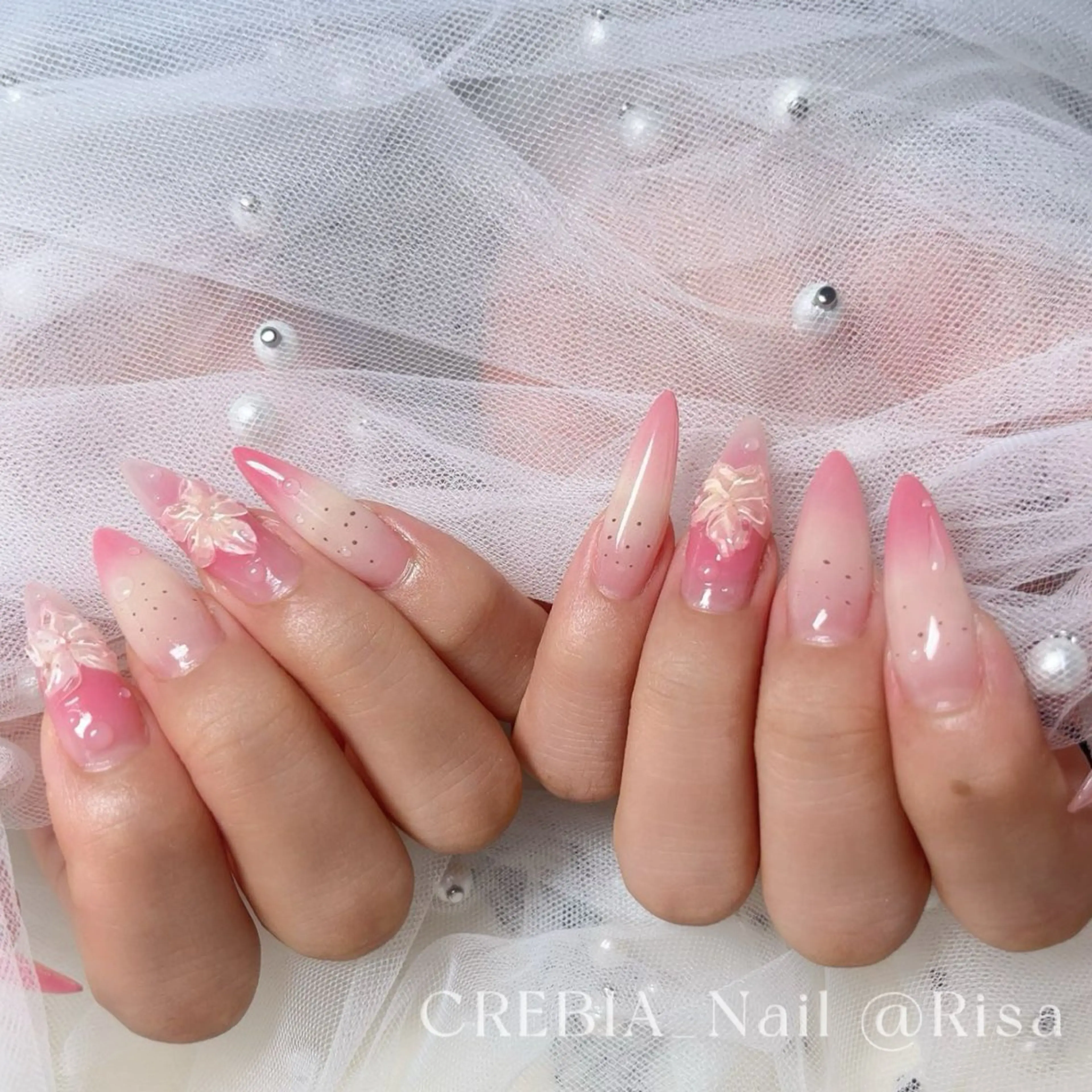 ネイル CREBIA beaute ネイル部所属・CREBIA @Risaのネイルデザイン
