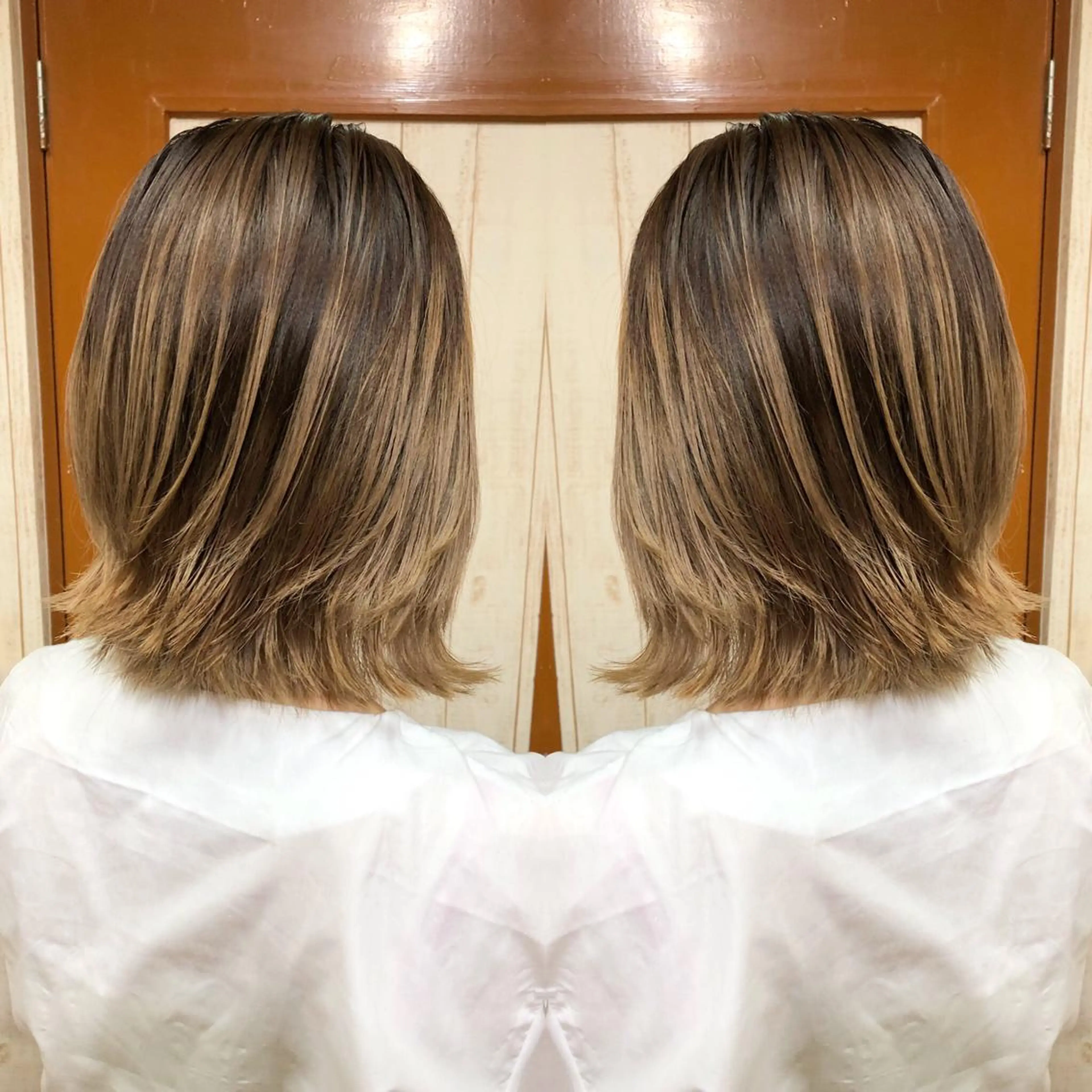 ショート カラー kr2s アメ村のヘアスタイル