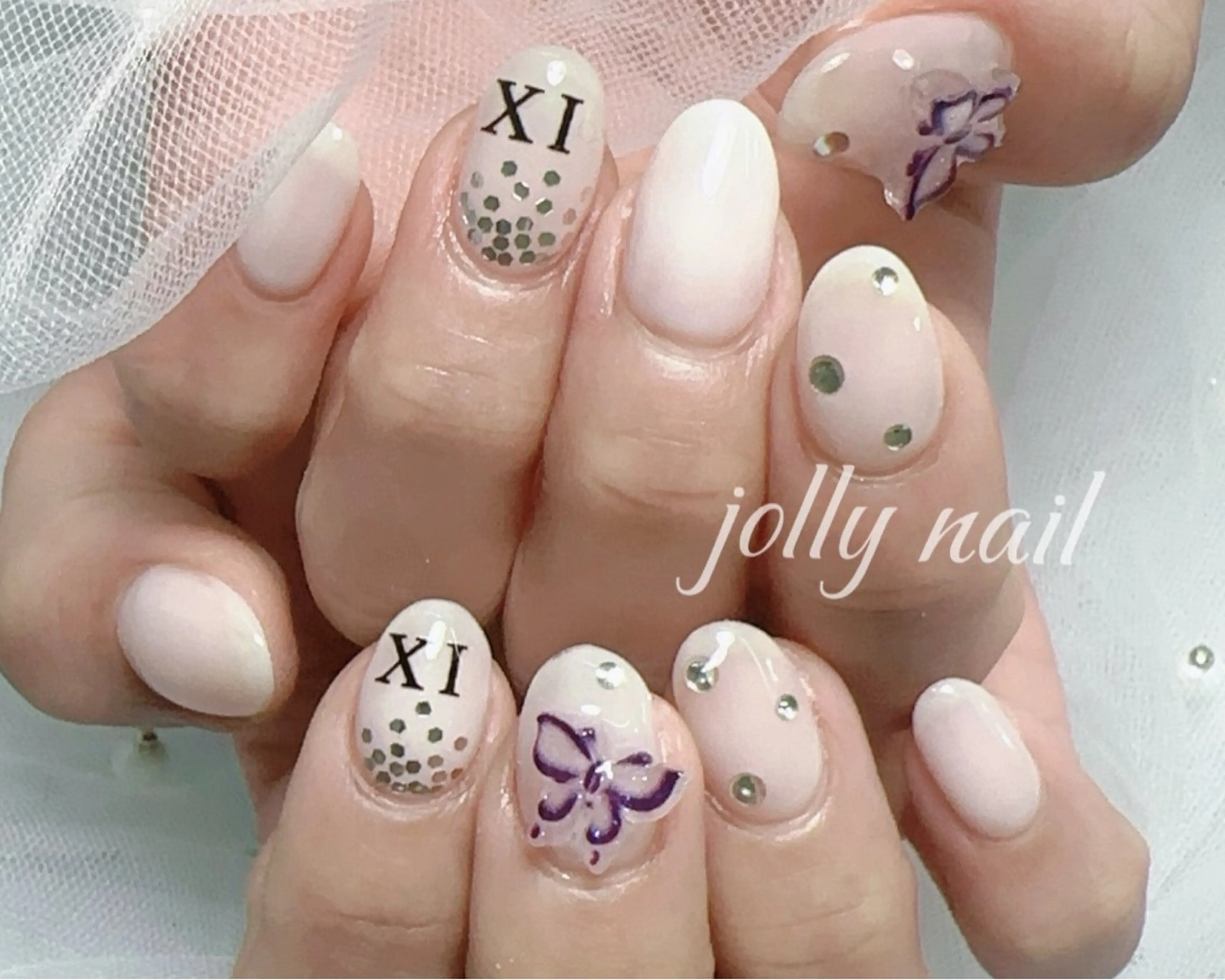 ネイル ハンドネイル Glam Nail Salon所属・Meri💅ジェル& チップ長さだし専門のネイルデザイン