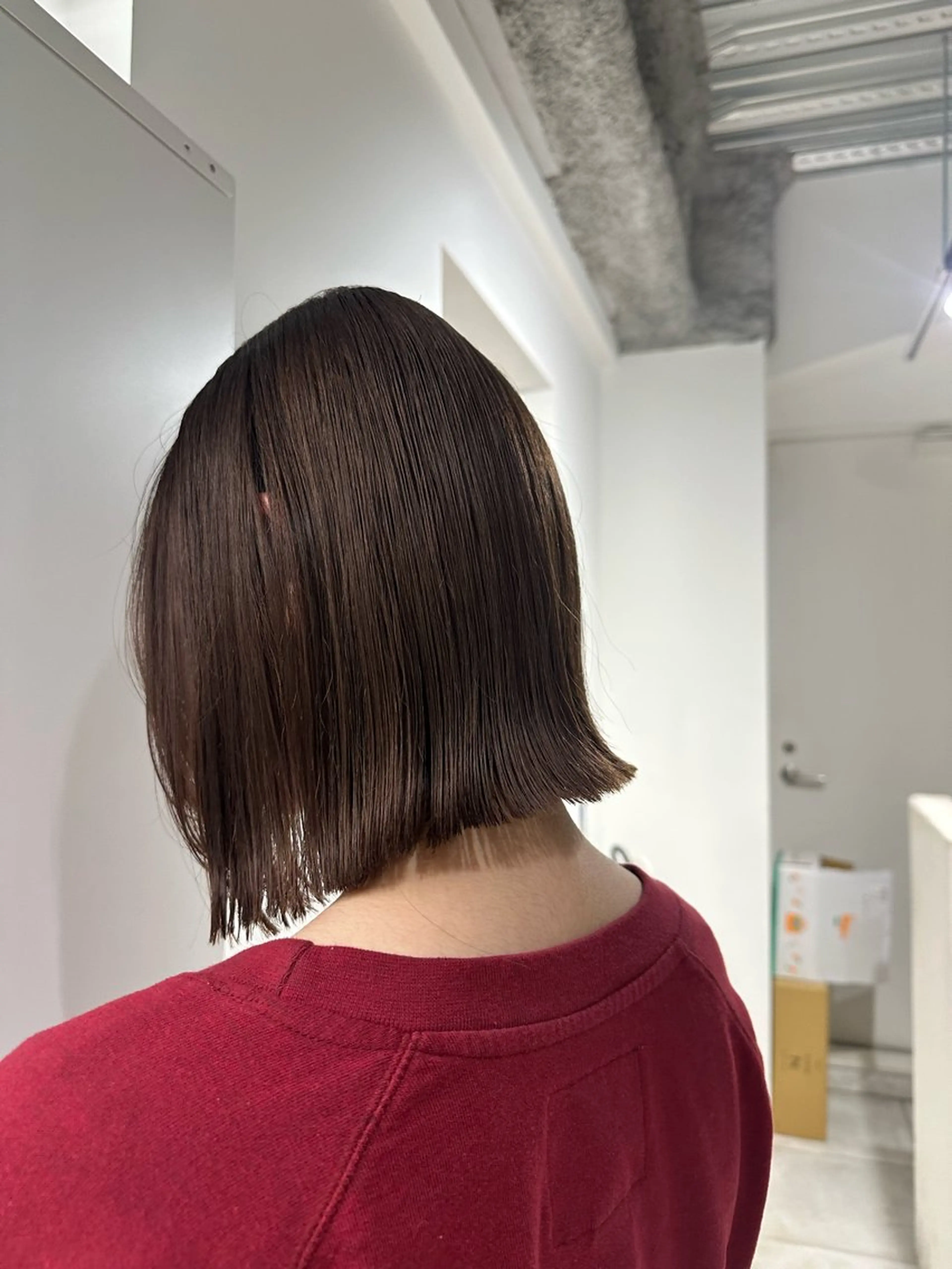 ミディアム カラー キッズ カット ヘアカラー トリートメント オトナヘア🌿 harukaのヘアスタイル