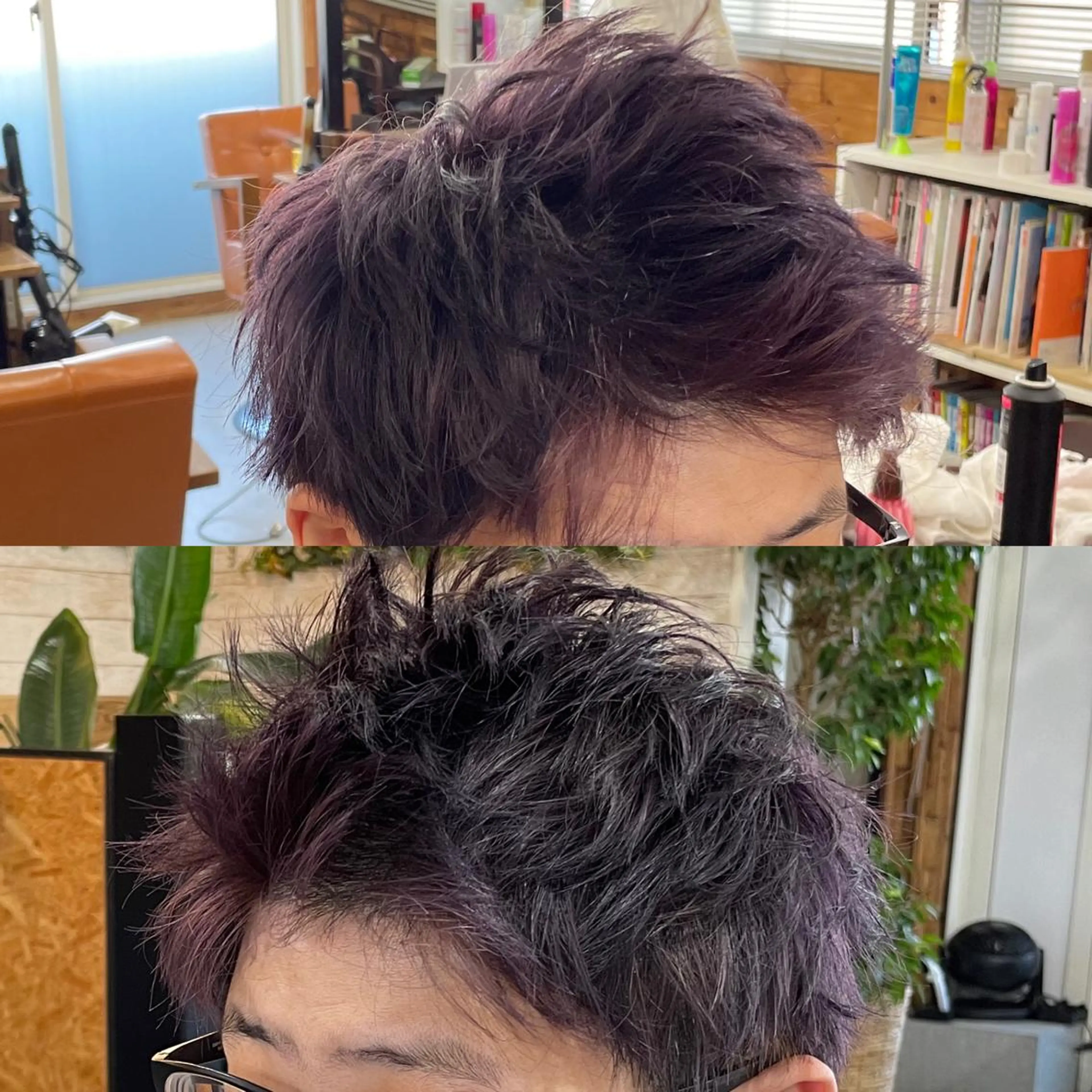 ショート メンズ メンズブリーチ ヘアカラー かんばら りょーいのヘアスタイル
