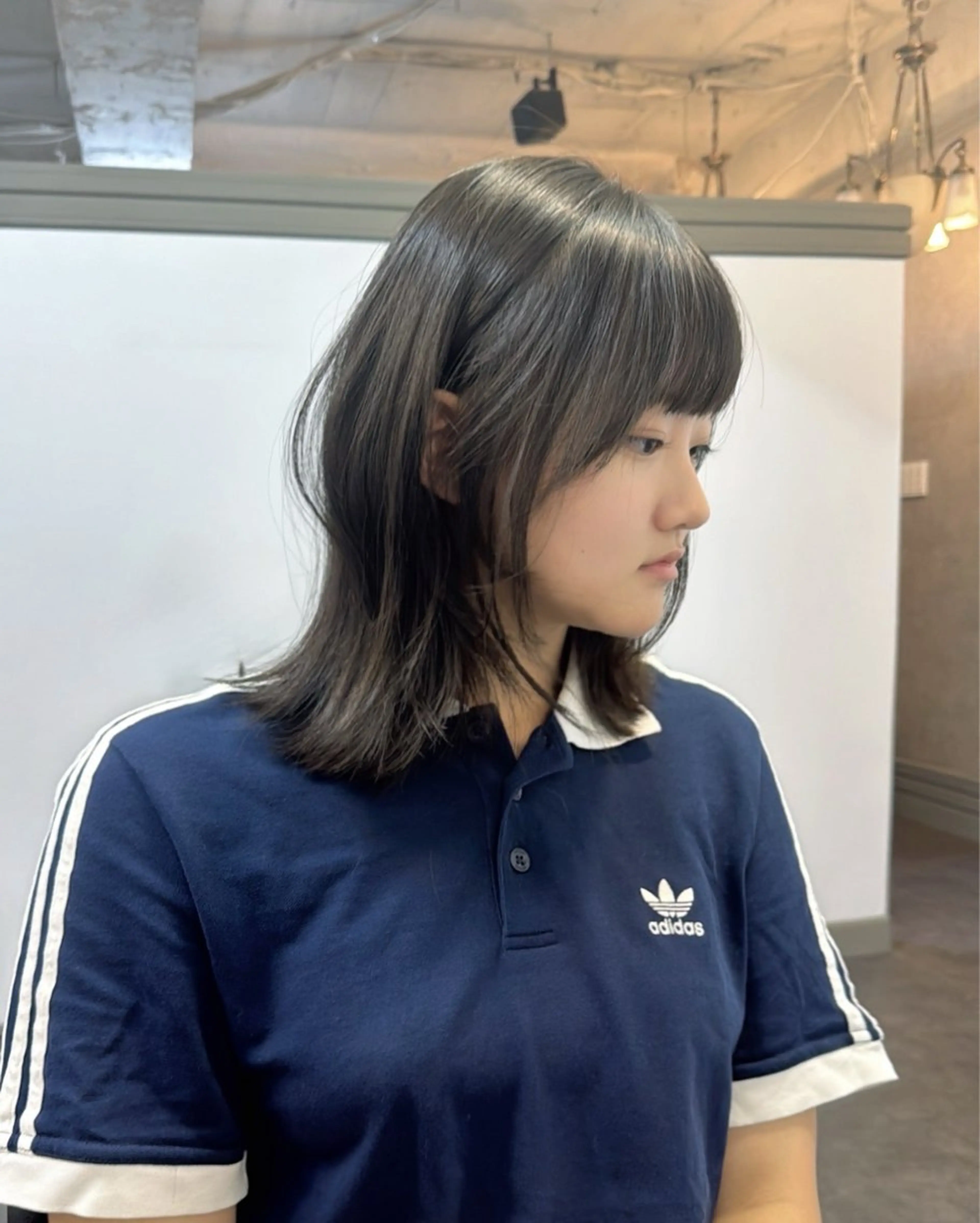 ミディアム レイヤーカット SOAR所属・【髪質改善・コテ巻き パーマ】　長浜千紘のヘアスタイル