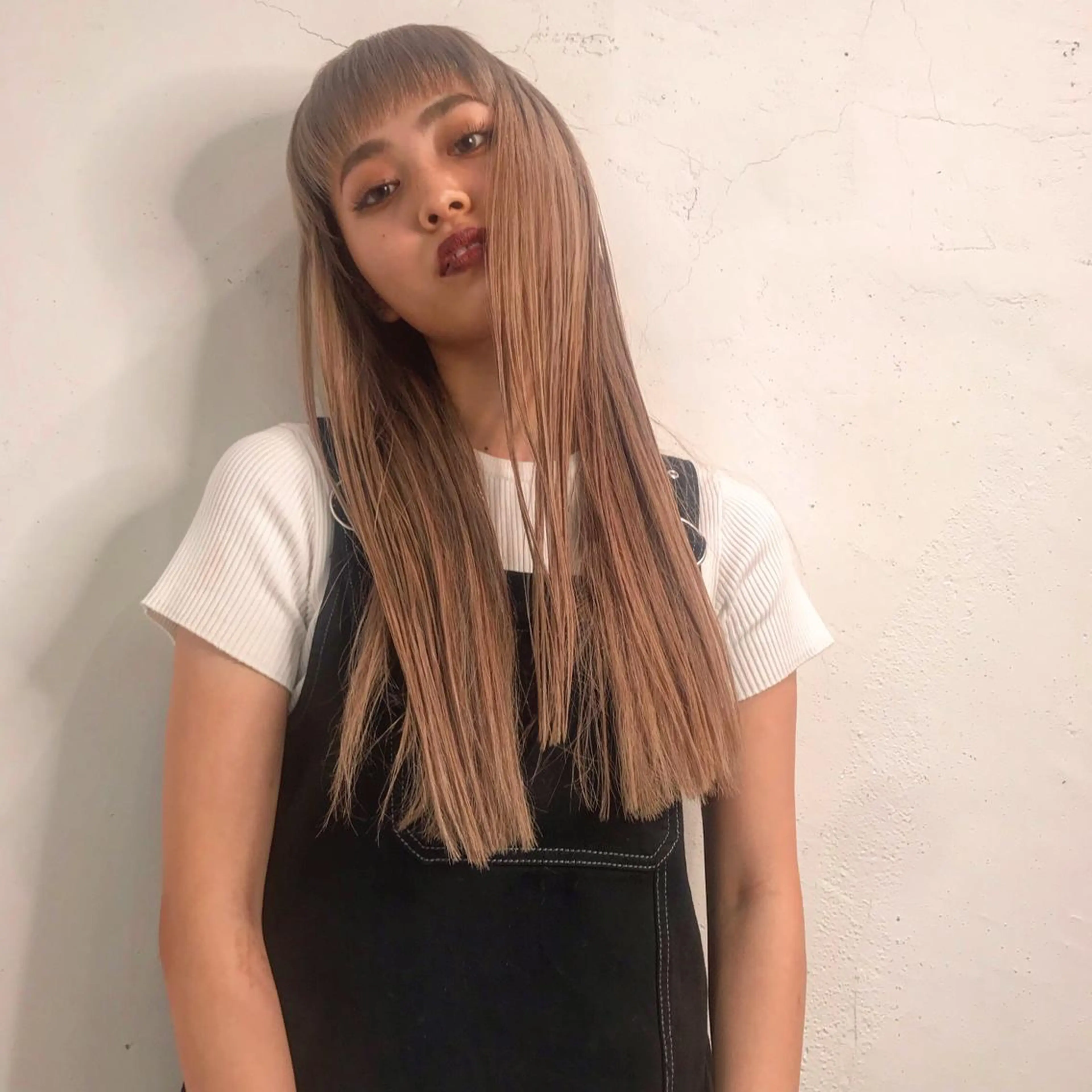 ロング カット 🇰🇷カルマパーマ kaito🇰🇷のヘアスタイル