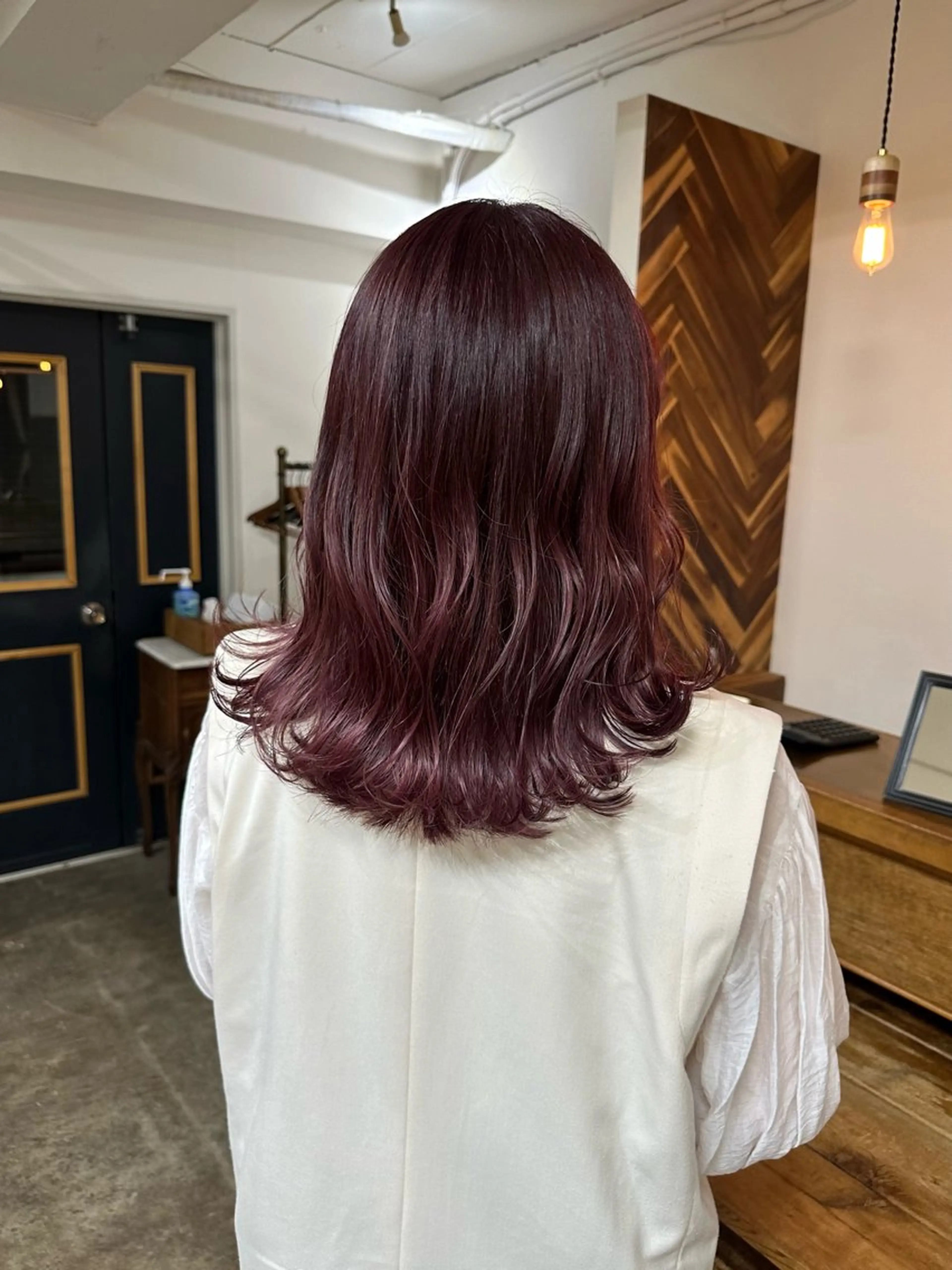 ミディアム ヘアカラー NAGISA 🎀カットモデル🎀のヘアスタイル