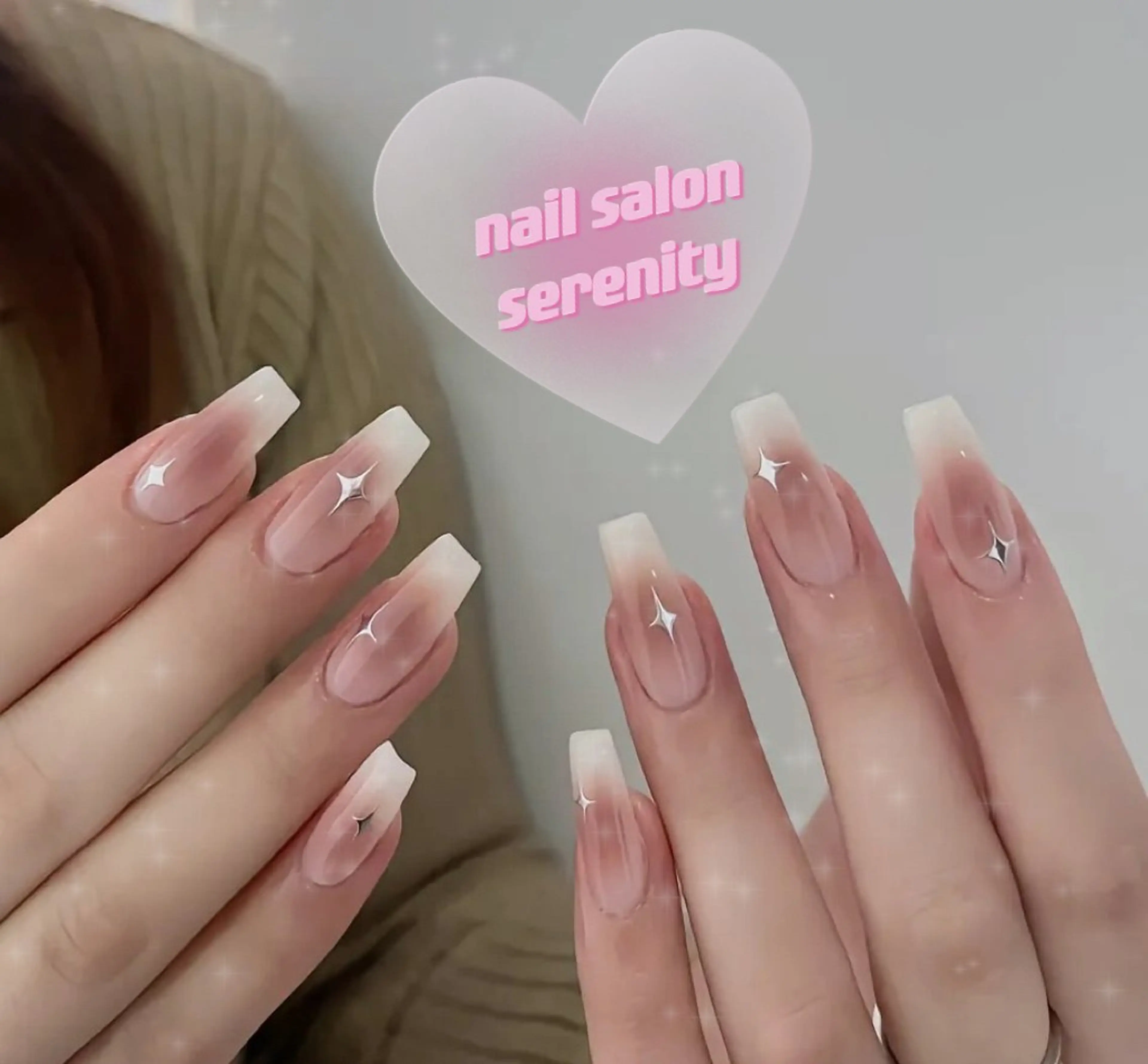 ネイル ハンドネイル ハンドケア ✨Serenity ワンホンネイルのネイルデザイン