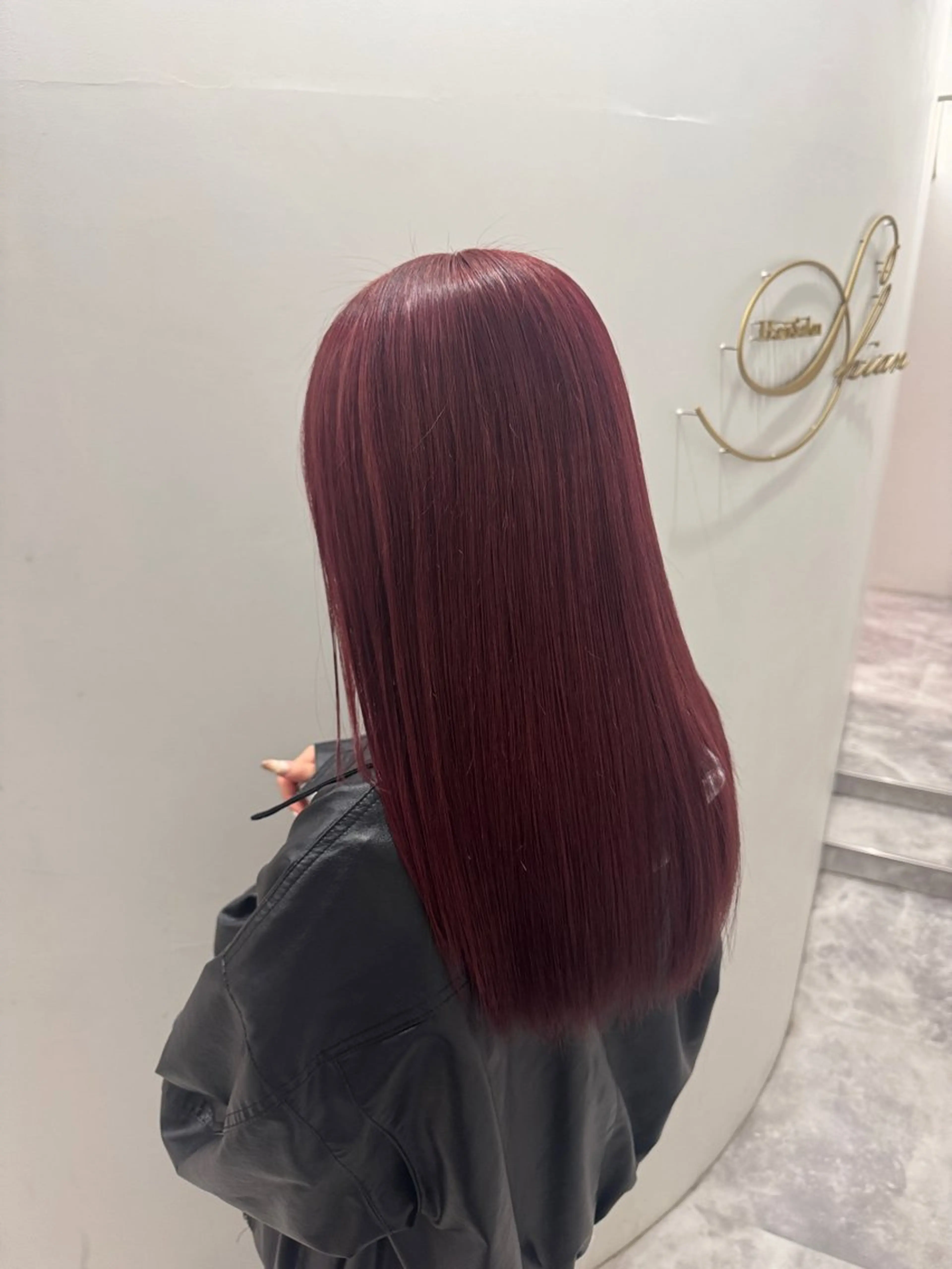 ロング カラー ブリーチ ダブルカラー ブリーチなしカラー レッドカラー ヘアカラー HairSalon SHIAN 立川店所属・SHIAN/ こはる★のヘアスタイル