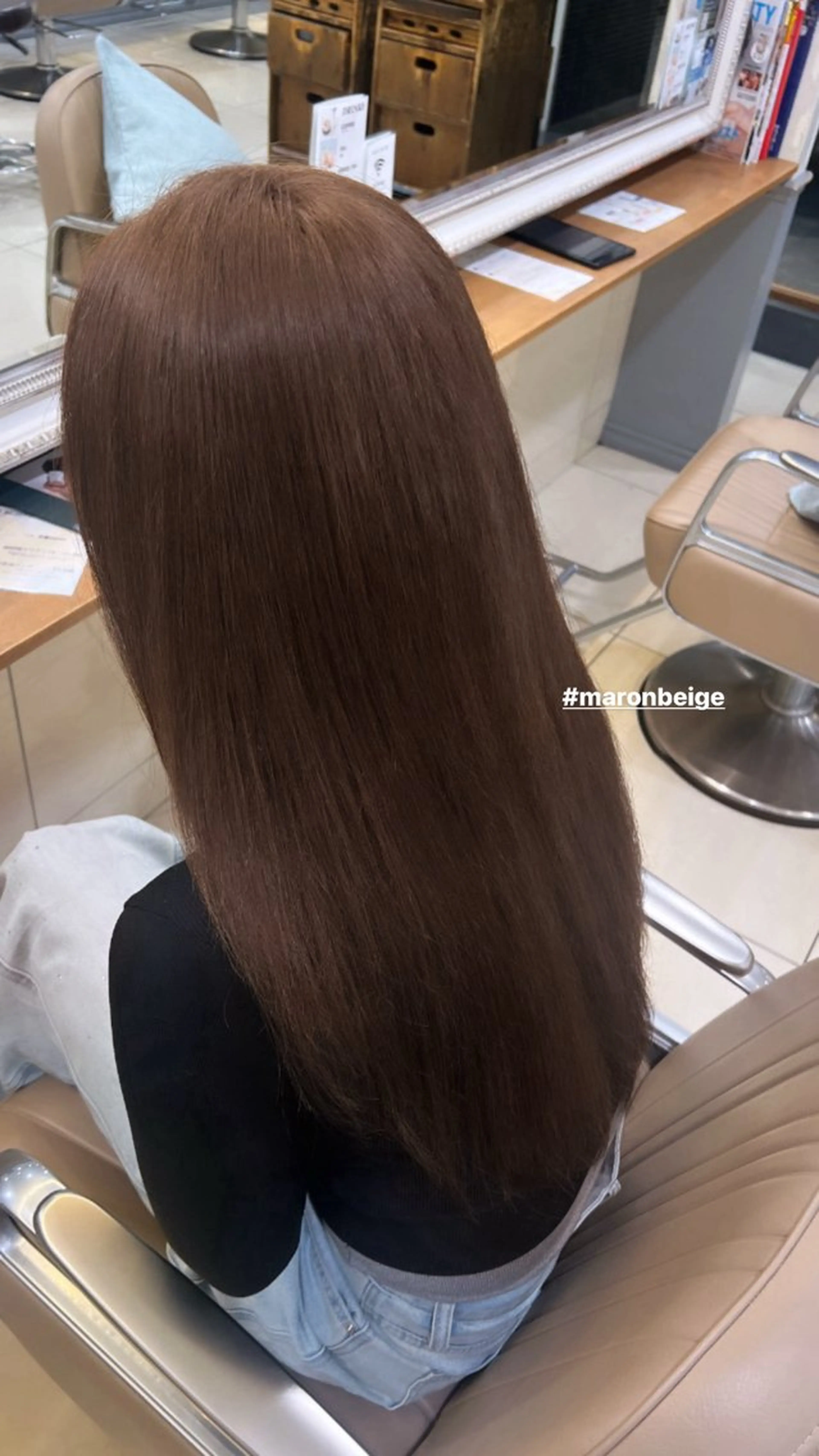 カラー ベージュカラー ダブルカラー 横浜/カラーモデル ✩💚りんか💚✩のヘアスタイル