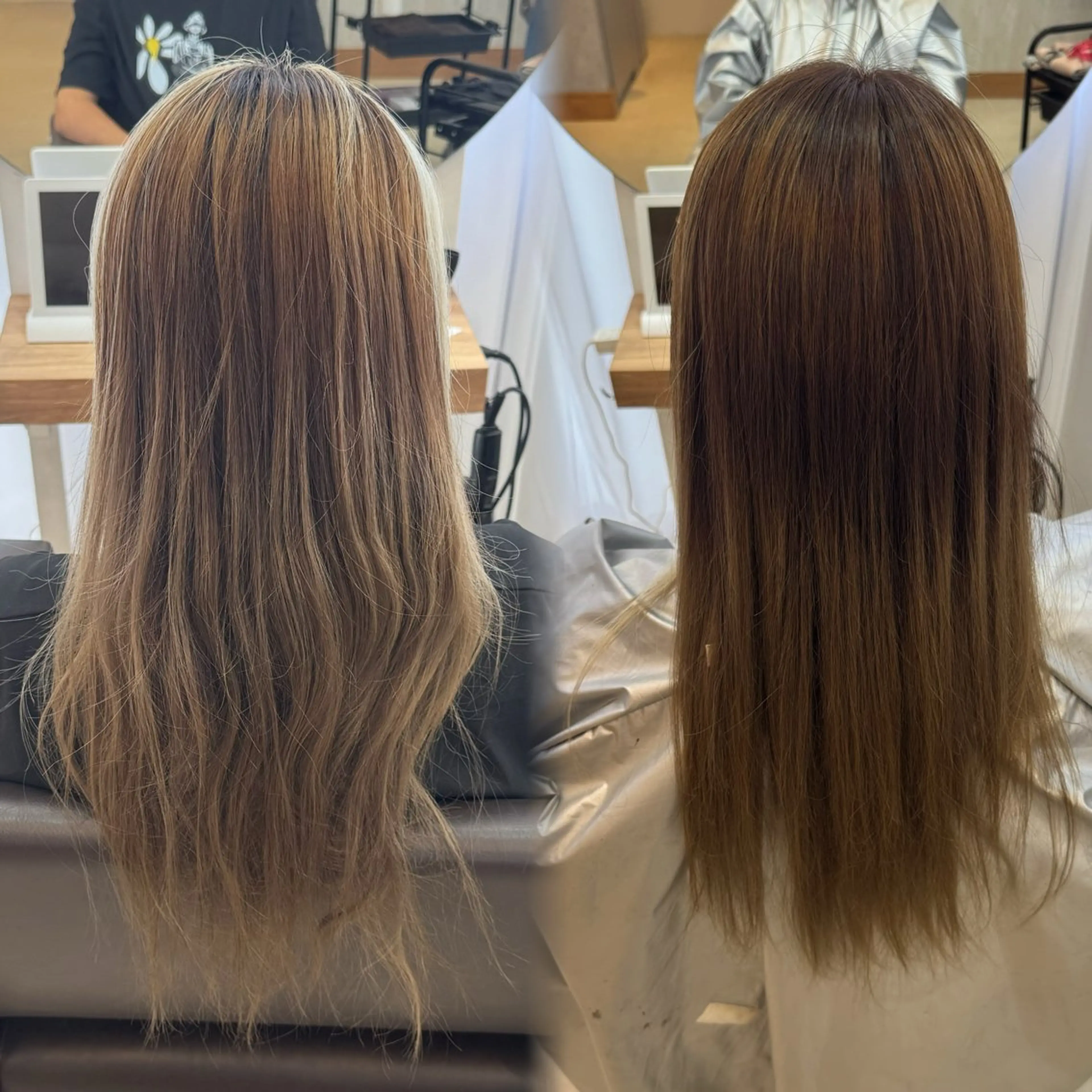 ロング ヘアカラー lapereau ayanaのヘアスタイル