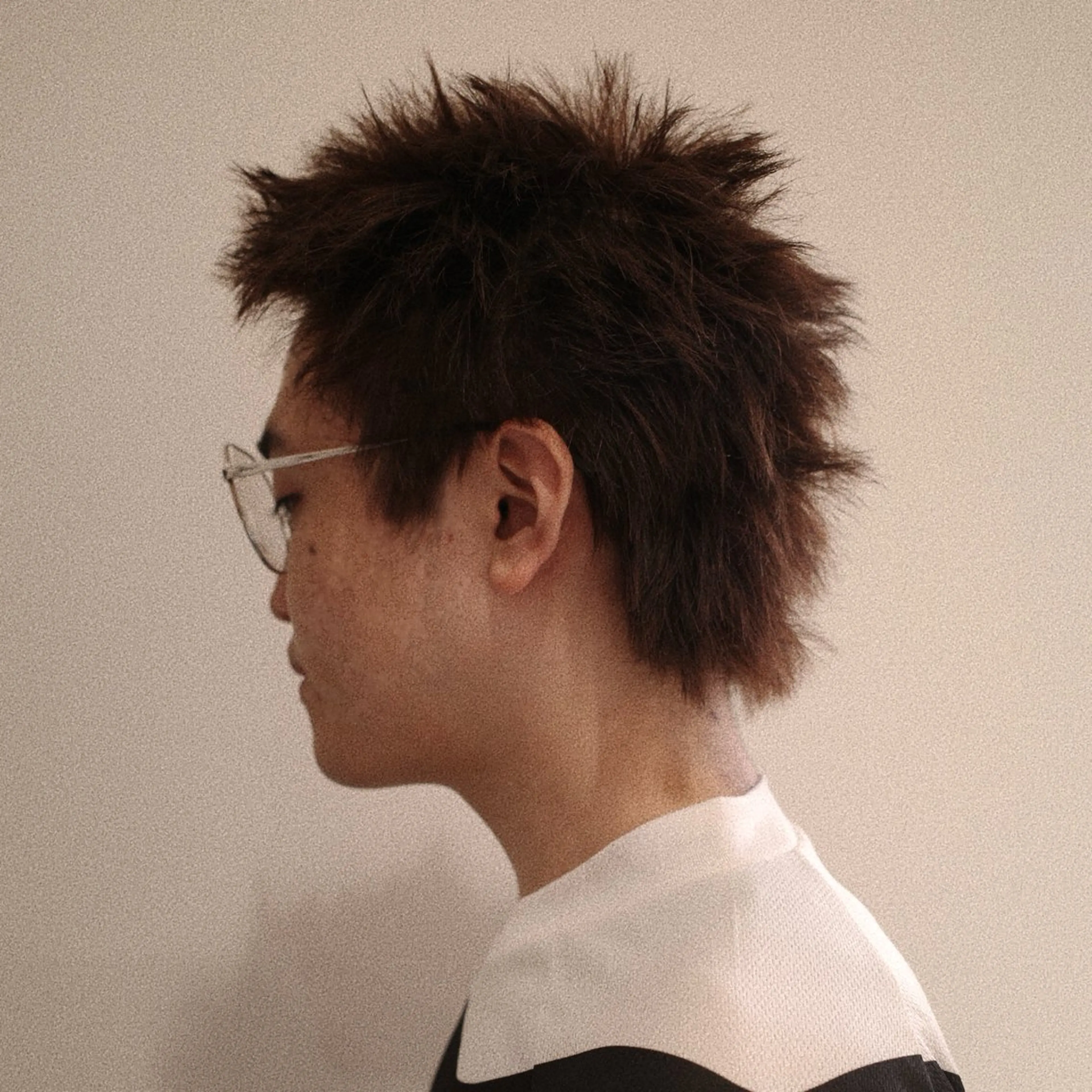 メンズ センターパート マッシュ メンズパーマ メンズショート スパイキーショート カット ヘッドスパ メンズショート masakiのヘアスタイル