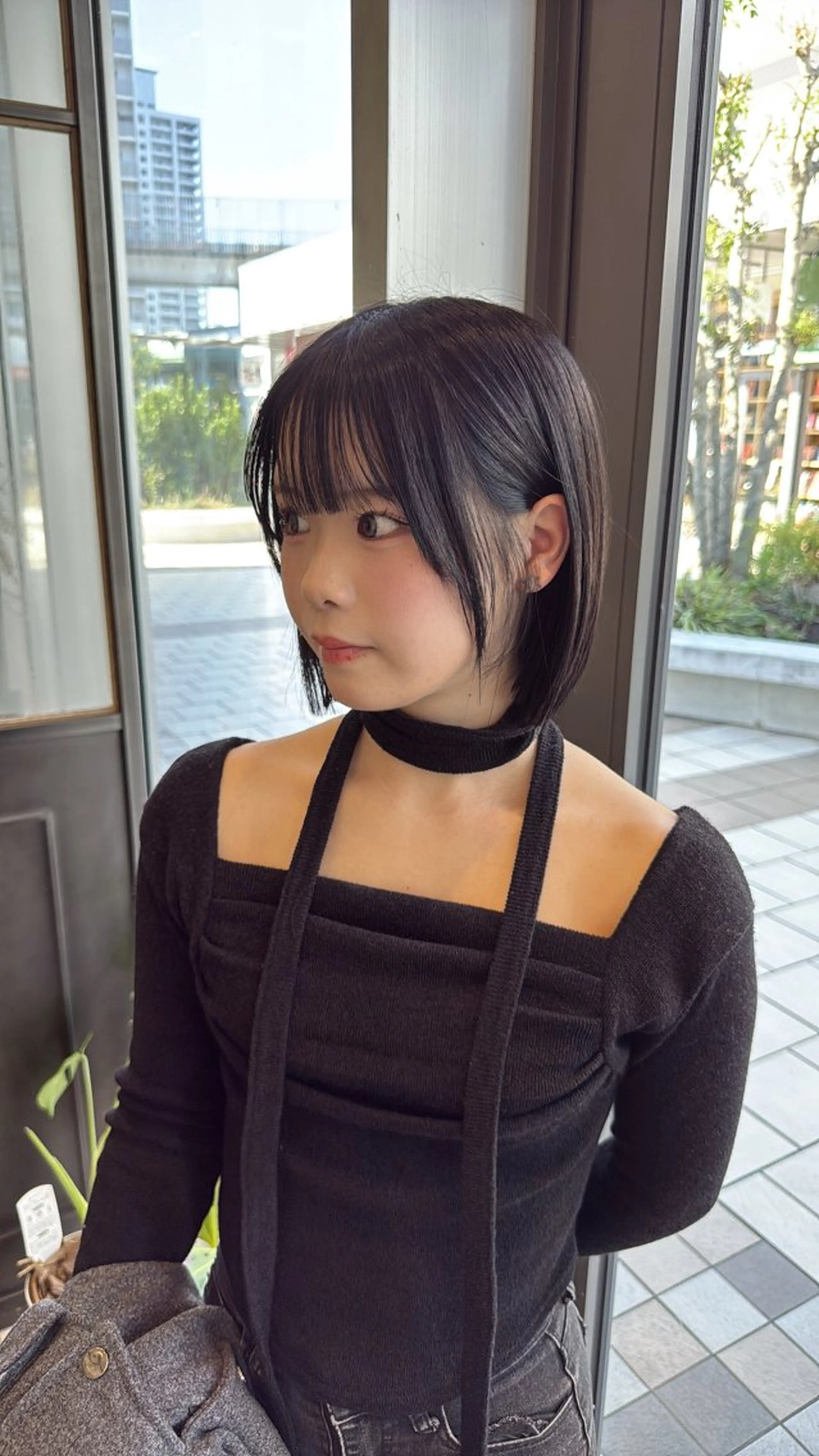 ショート カット ヘアカラー レイヤーカット /momocaのヘアスタイル