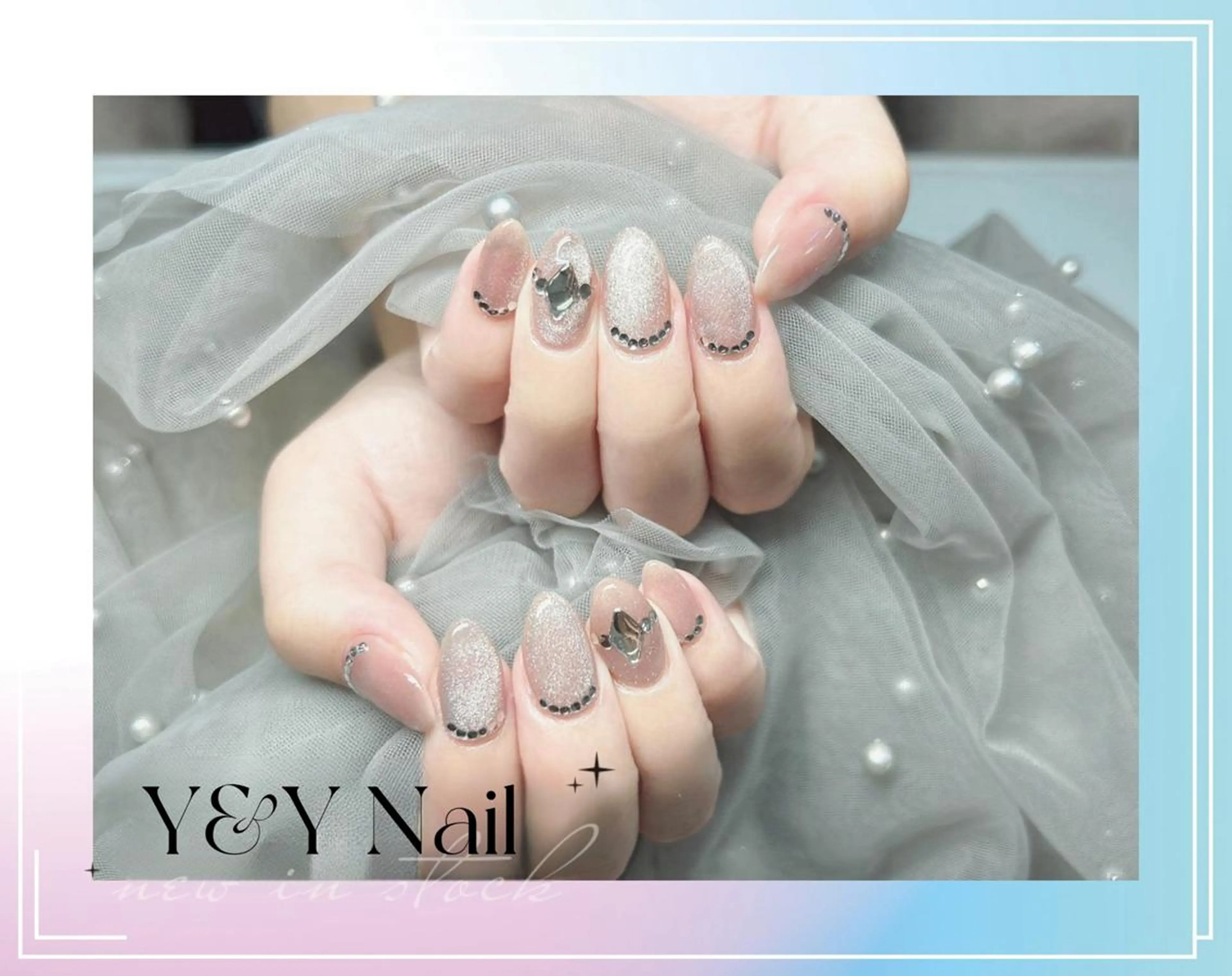 ミディアム ハンドネイル ハンドケア Y&Y Nail Salonのネイルデザイン