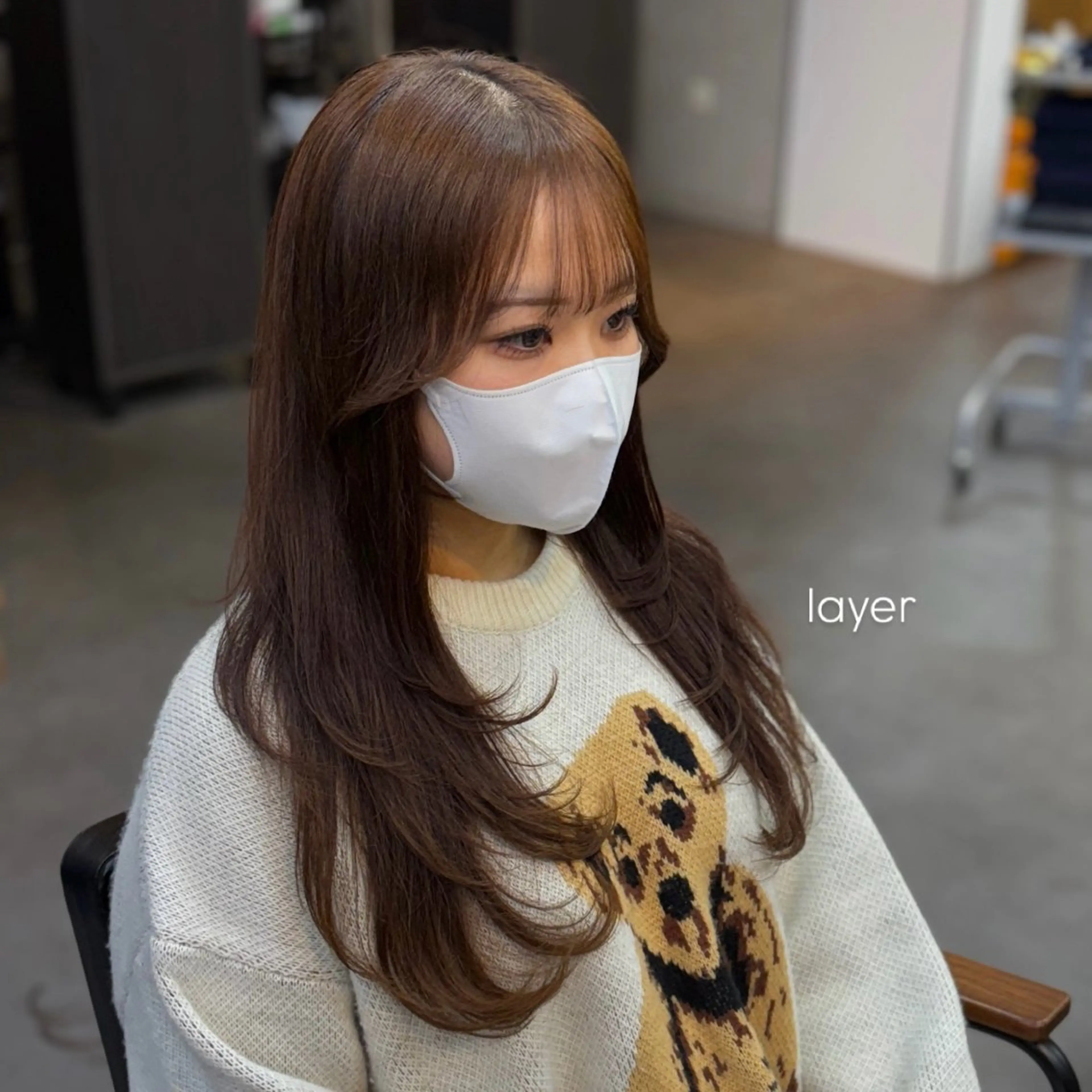 ロング レイヤーカット Naurra ミワのヘアスタイル