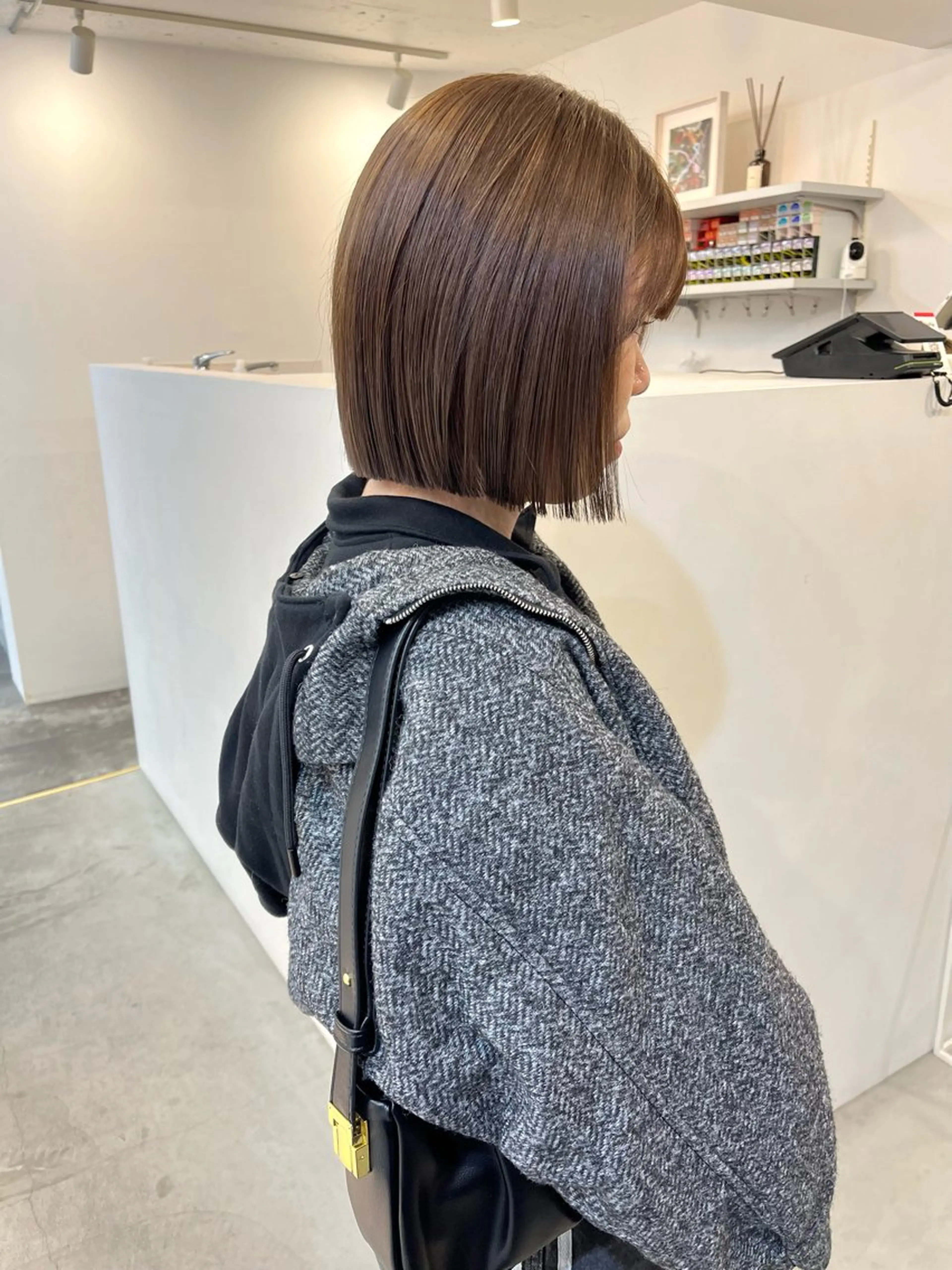 ショート 切りっぱなしボブ ボブ fit　stand所属・ハルカ/ fit standのヘアスタイル