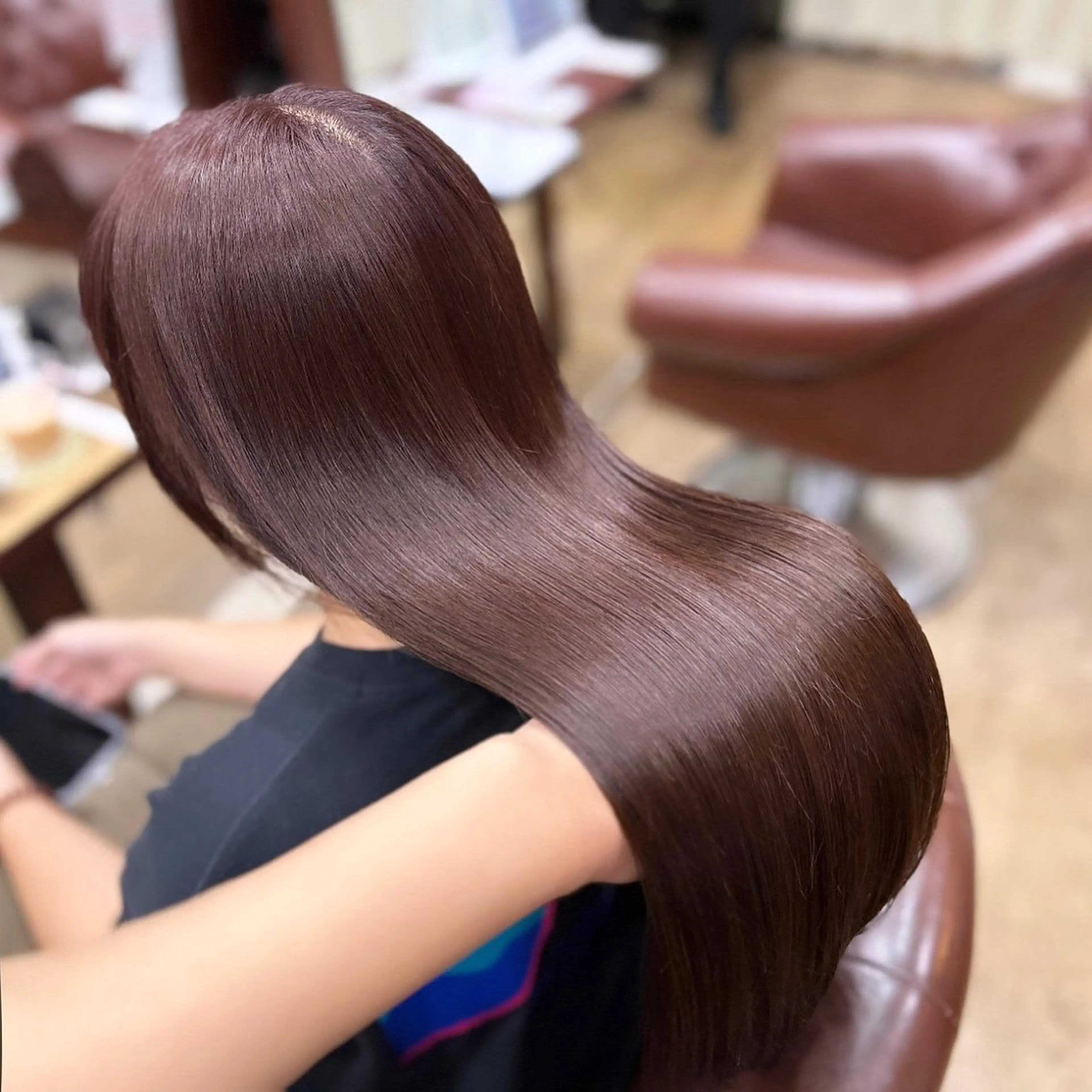 ロング Happiness王寺所属・髪質改善カラー 🫧萩原のヘアスタイル