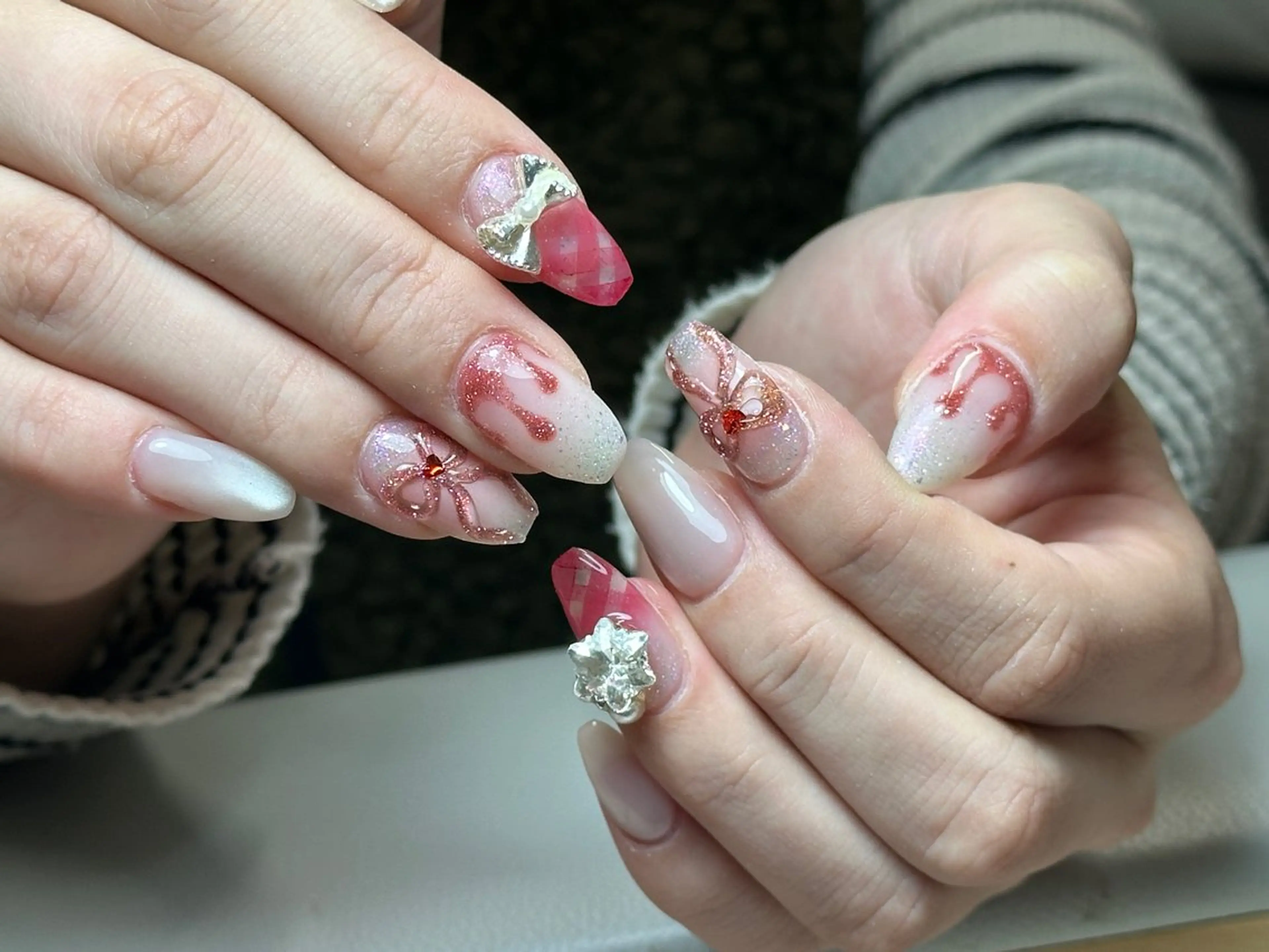 ネイル アートネイル 韓国ネイル 持ち込み ニュアンスネイル ワンカラーネイル イブ ネイリのネイルデザイン