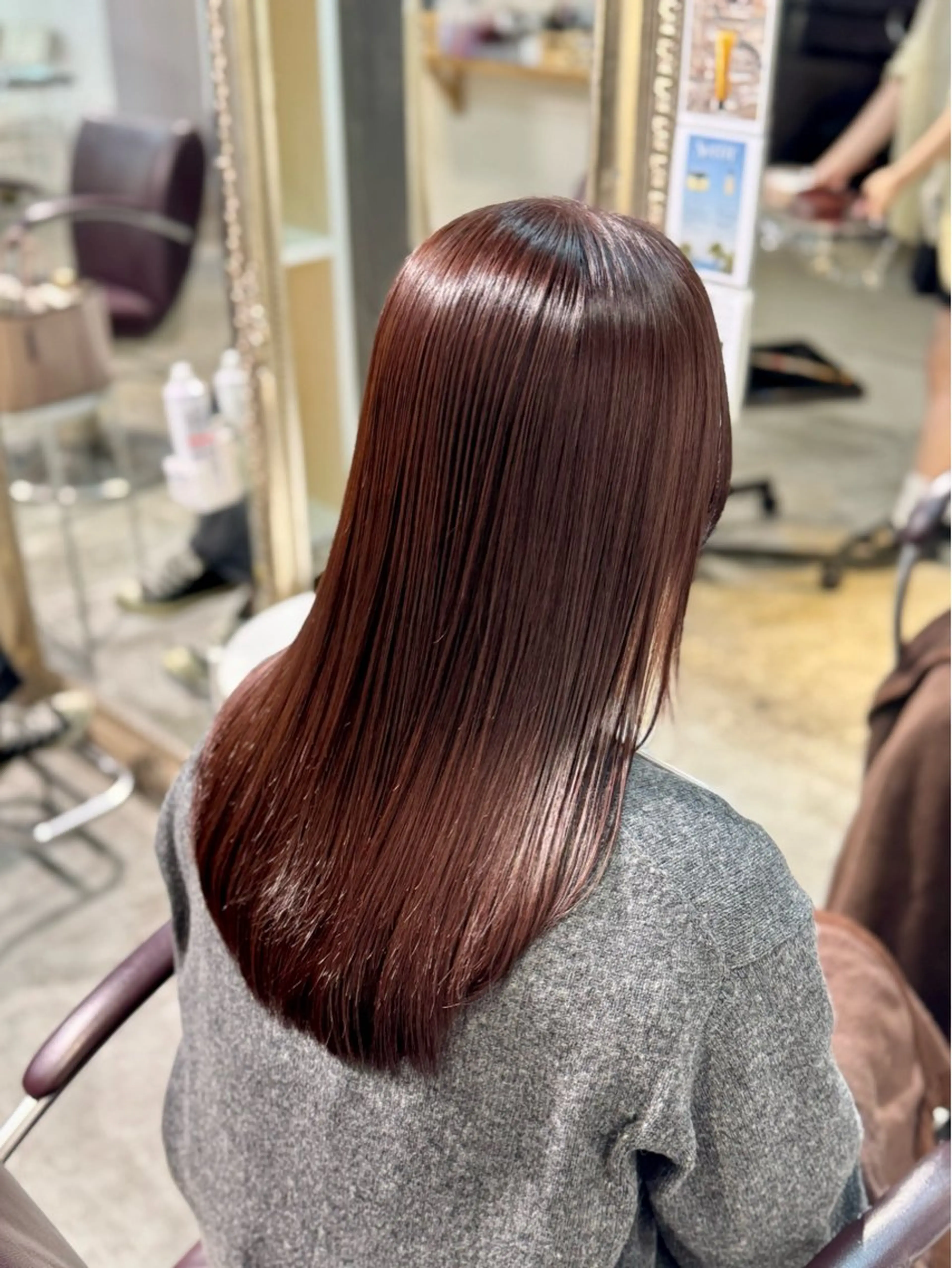 ロング カラー ヘアカラー 暖色カラー/nail / miu 🌺❤︎のネイルデザイン
