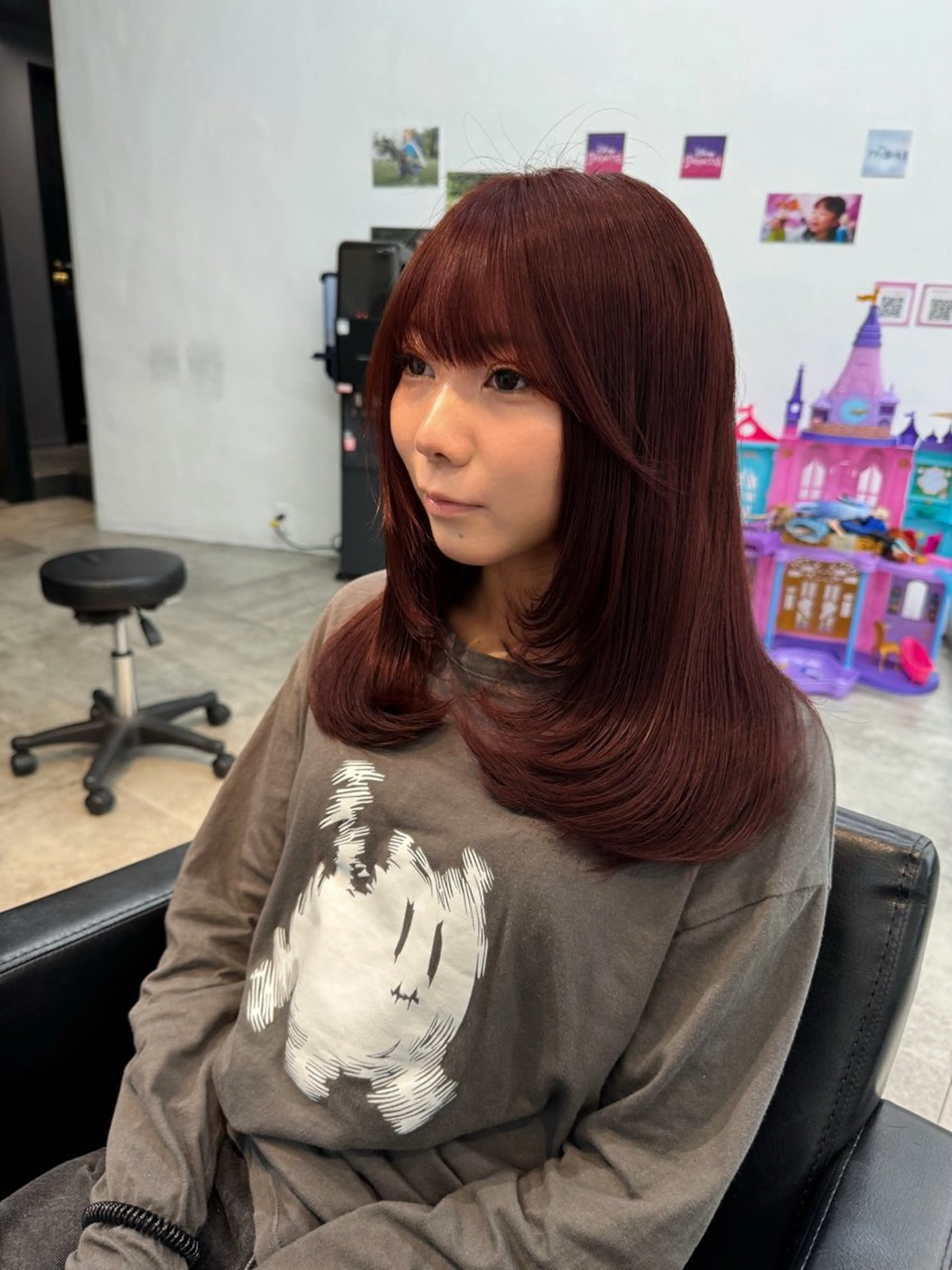 ロング カラー カット ヘアカラー トリートメント レイヤー/透明感 /艶髪/kanaのヘアスタイル