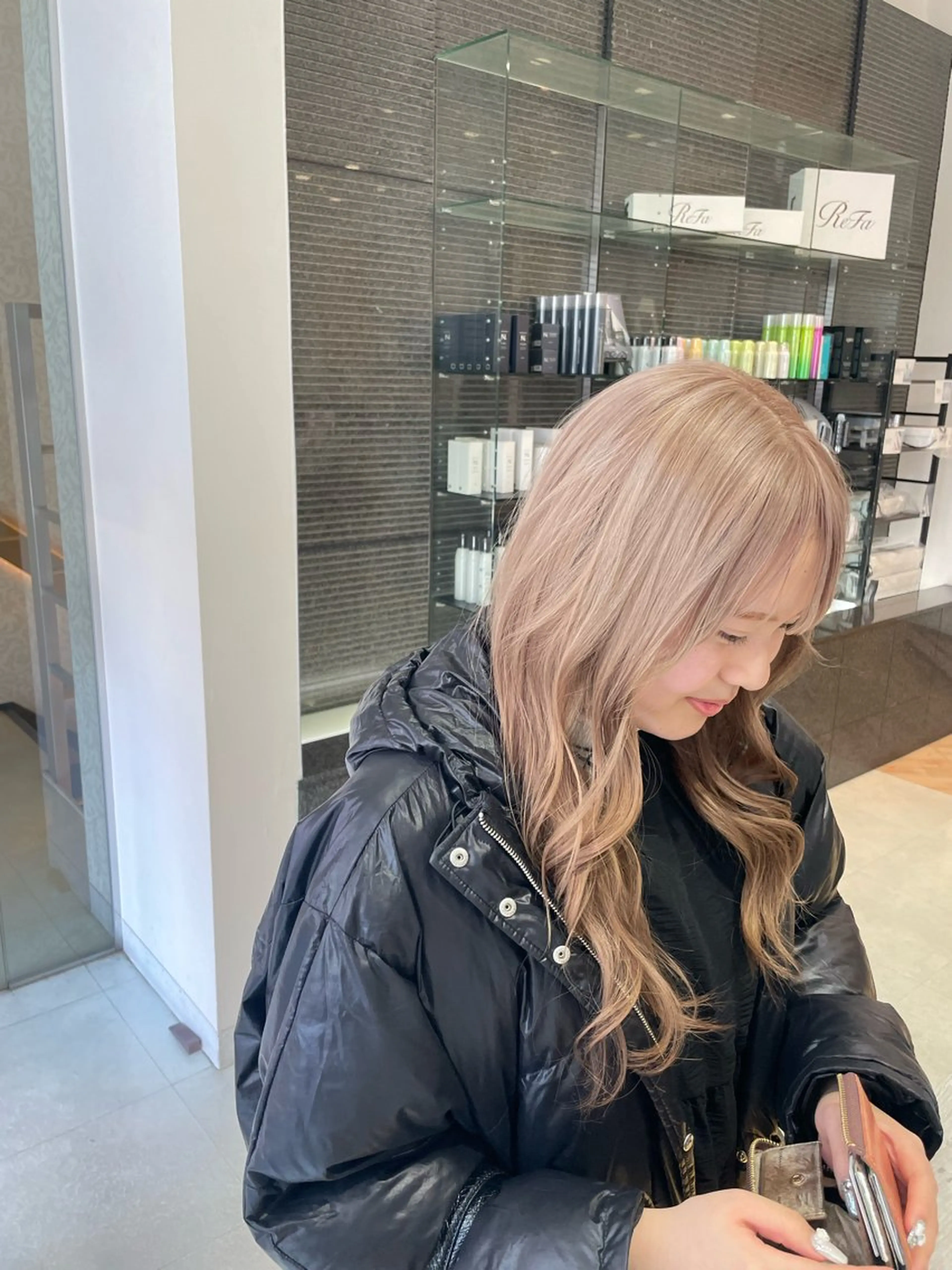 ロング カラー ピンクカラー カット ヘアカラー トリートメント ✨トレンド特化美容師 WILL上村　拳吾のヘアスタイル