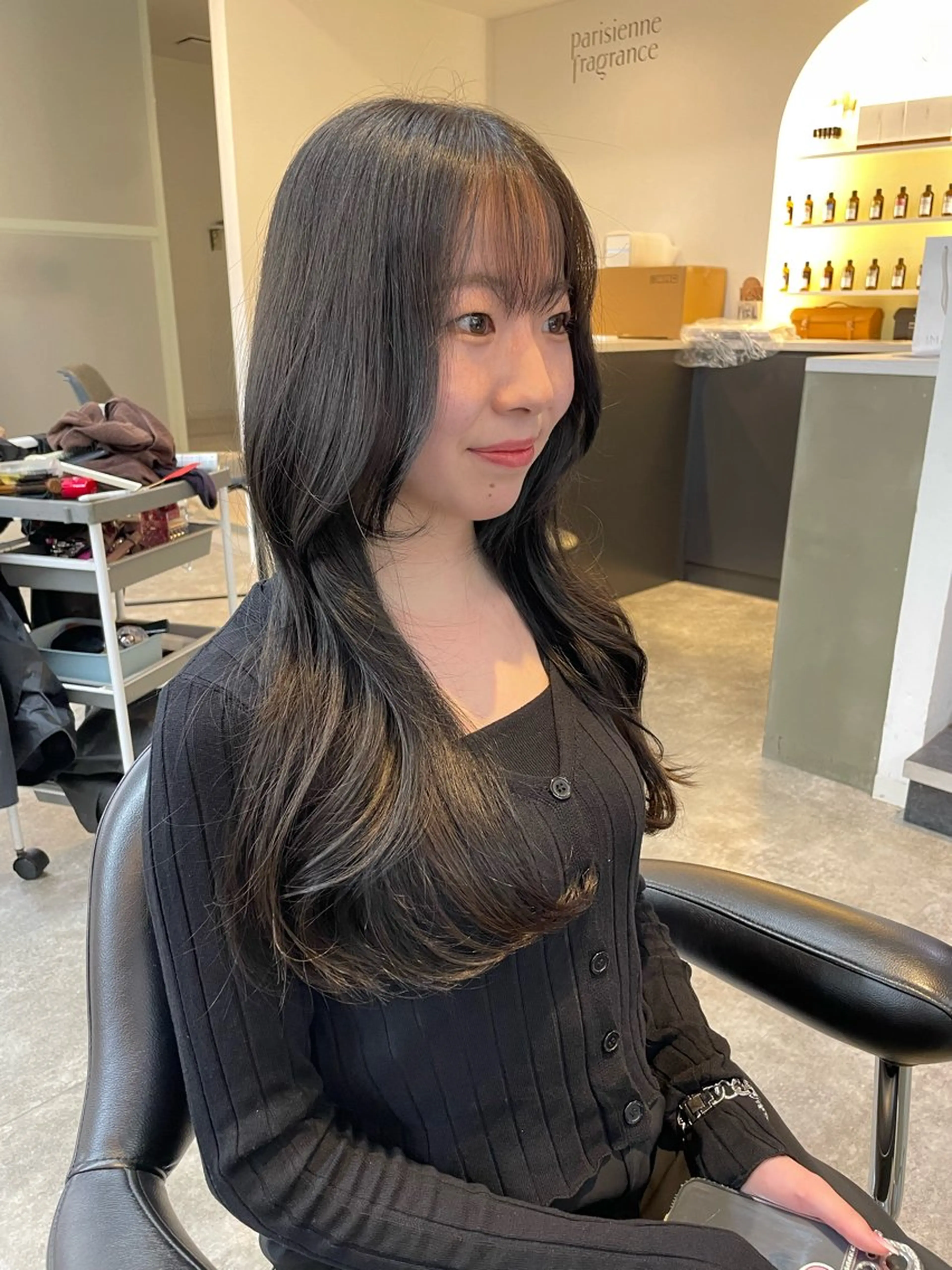 【無料カットモデル】韓国ロングレイヤーにしたい方‼️の写真