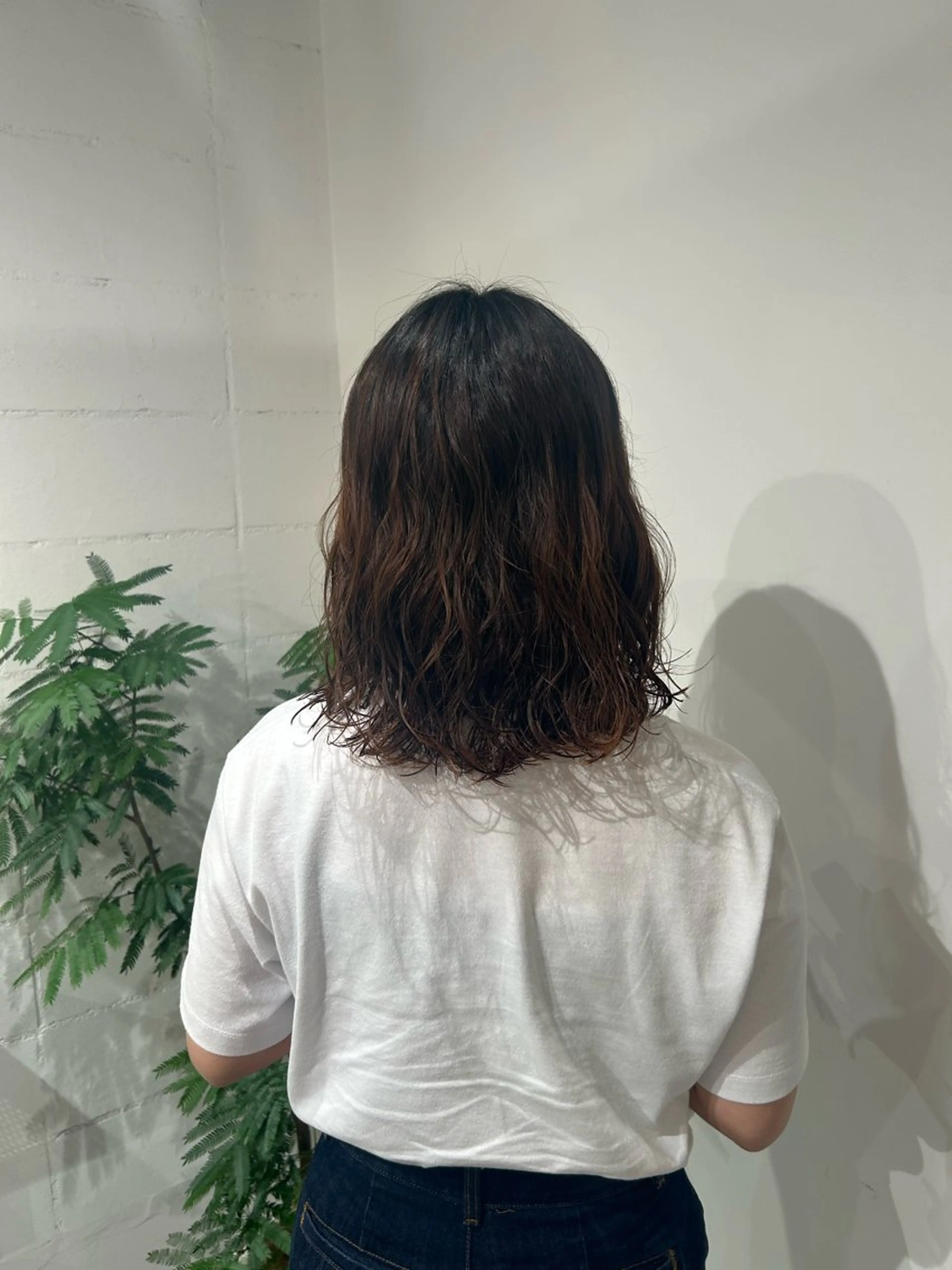 ミディアム パーマ ミディアムパーマ カット パーマ 🌷下野 莉果/ボブ /パーマ/メンズ🌷のヘアスタイル