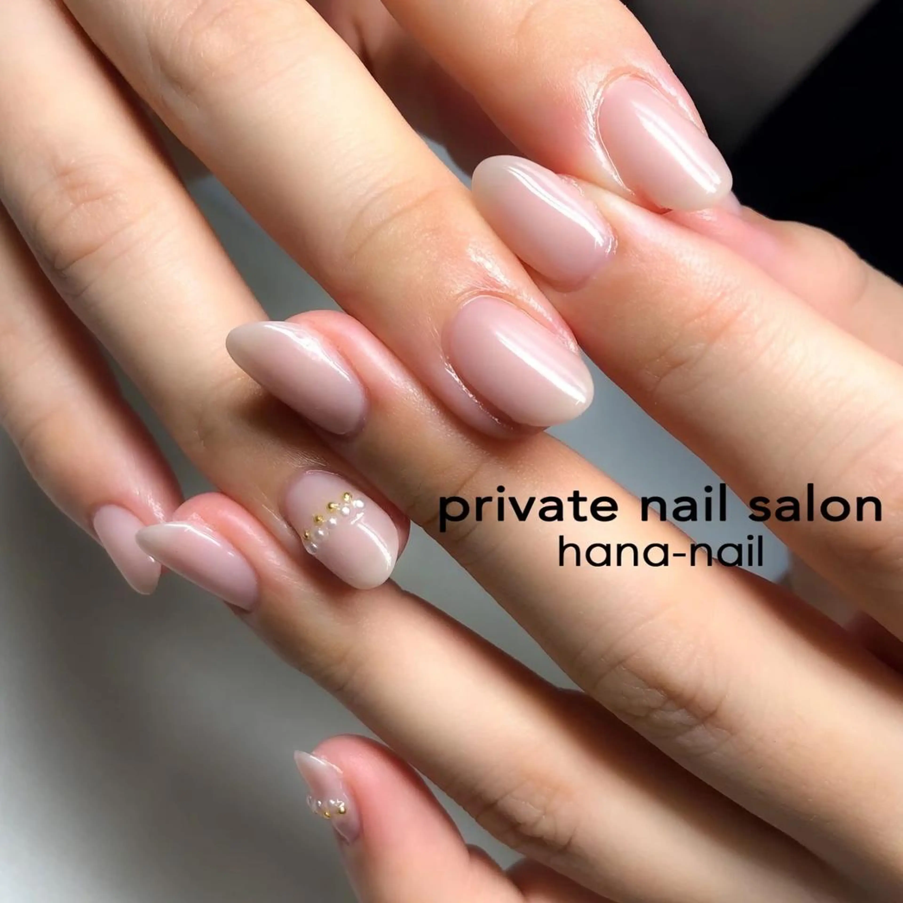ネイル アートネイル グラデーション オフィスネイル ワンカラーネイル シンプルネイル HANA-NAILハナネイル福山所属・Kao hana-nailのネイルデザイン