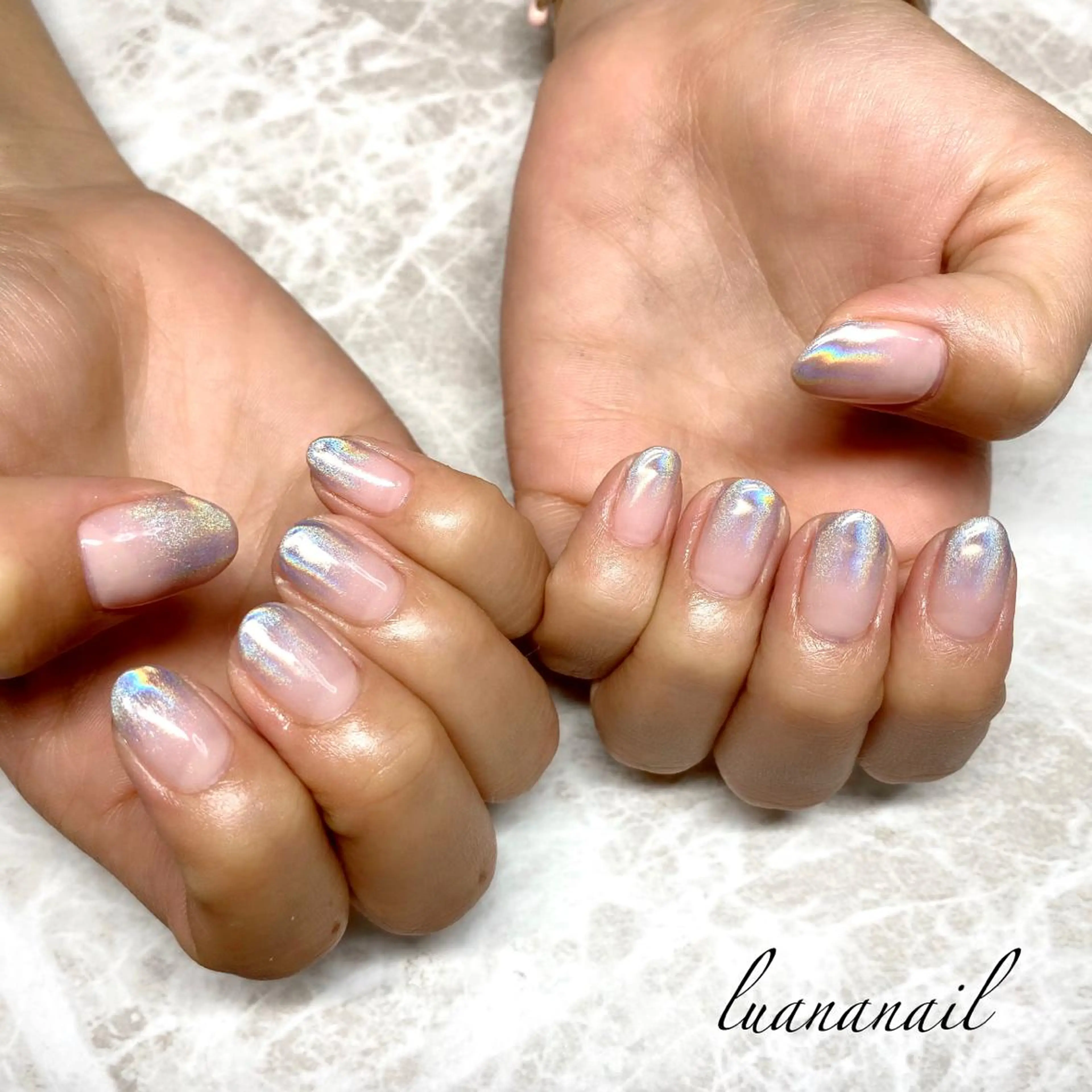 ネイル キラキラネイル シンプルネイル luana nailのネイルデザイン