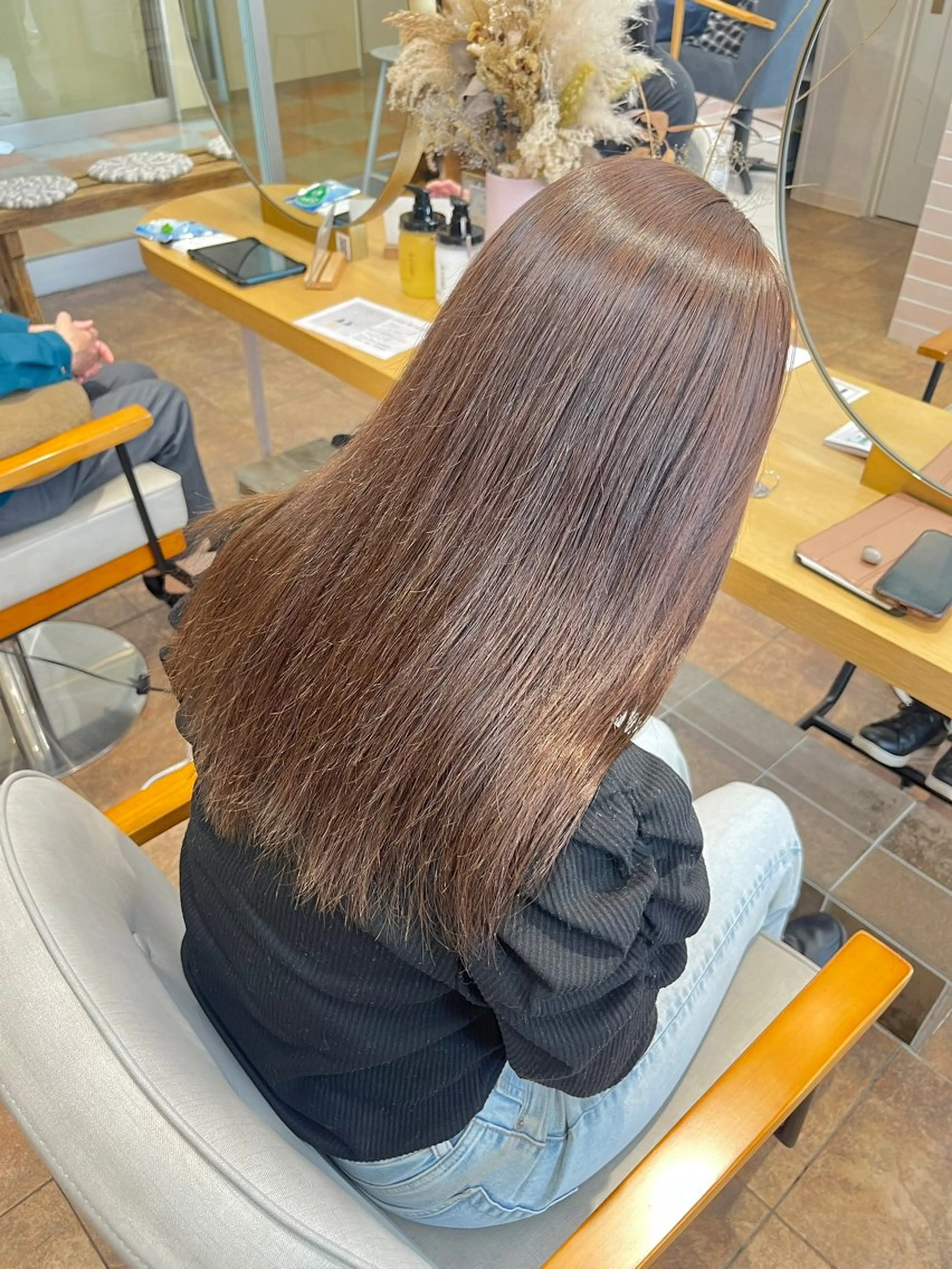 ロング カラー ヘアカラー トリートメント 北村 優斗のヘアスタイル