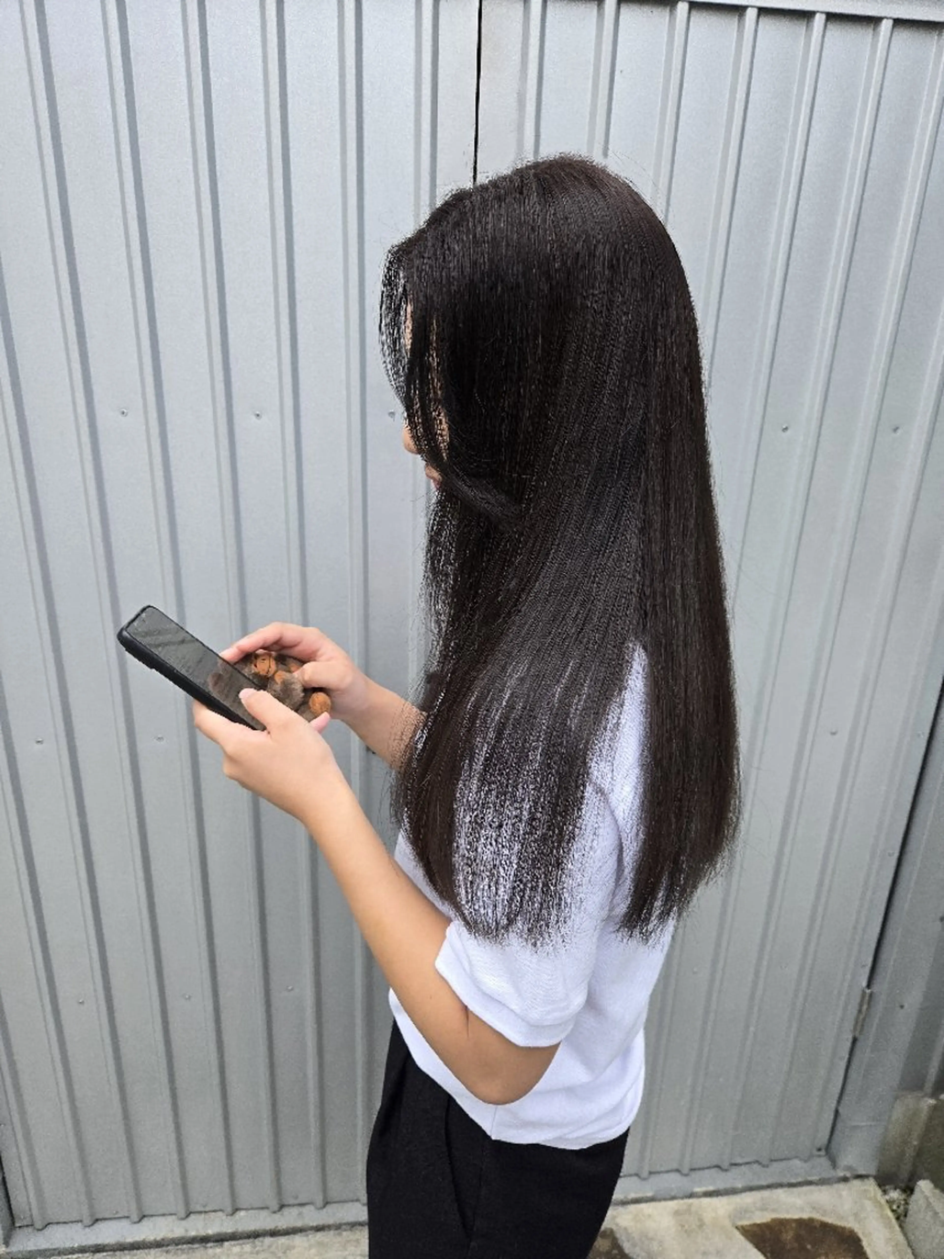 カラー 透明感カラー グレージュ モデル募集中🦋 じゅりのヘアスタイル