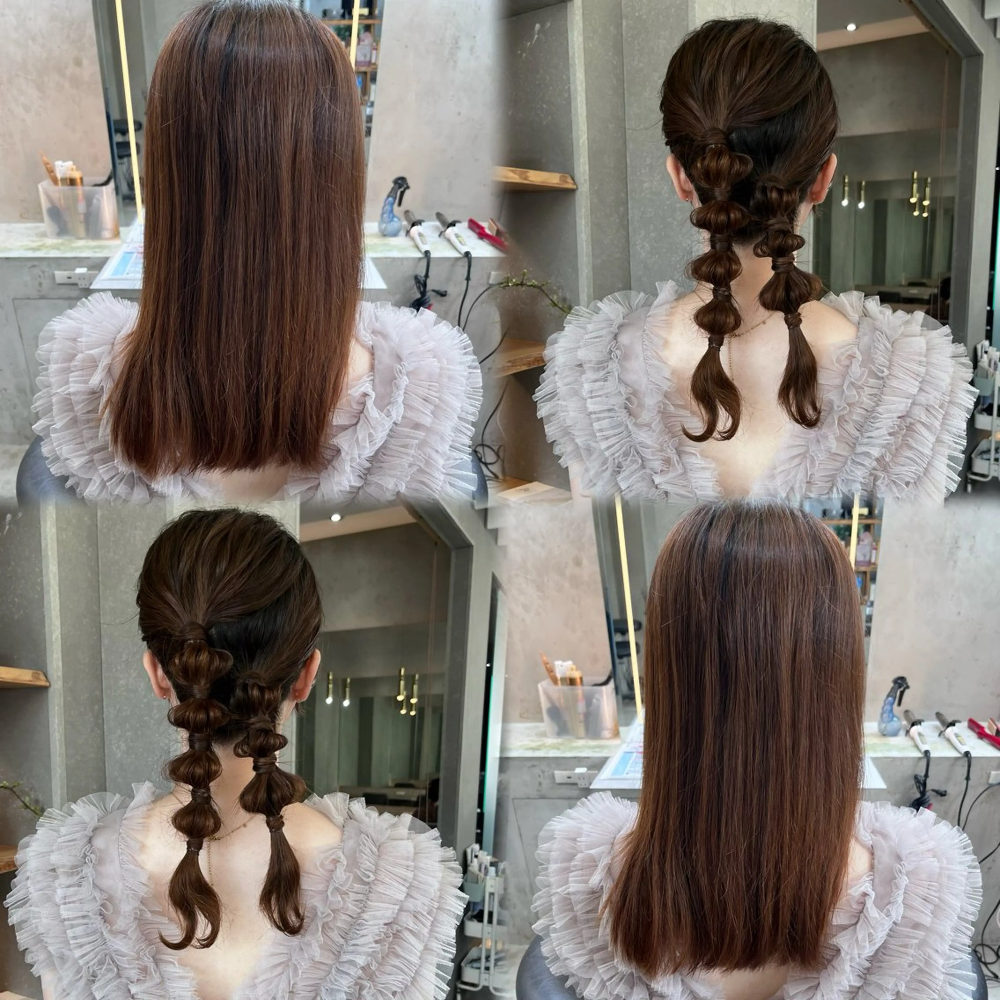 セミロング レイヤーくびれヘア アレンジmanakaのヘアスタイル