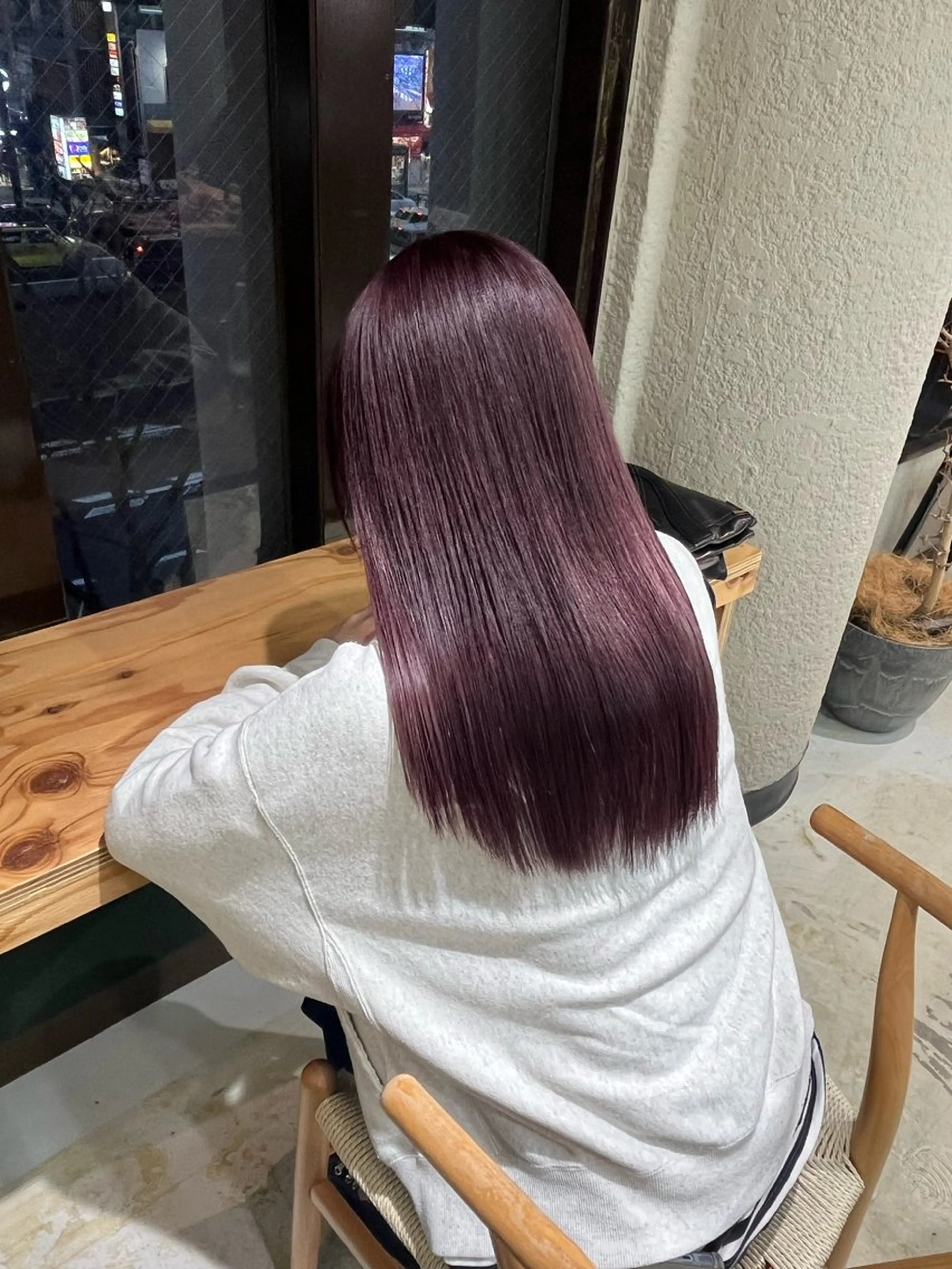 ミディアム 💖難波艶ハイトーン 髪質改善💖ケンシンのヘアスタイル