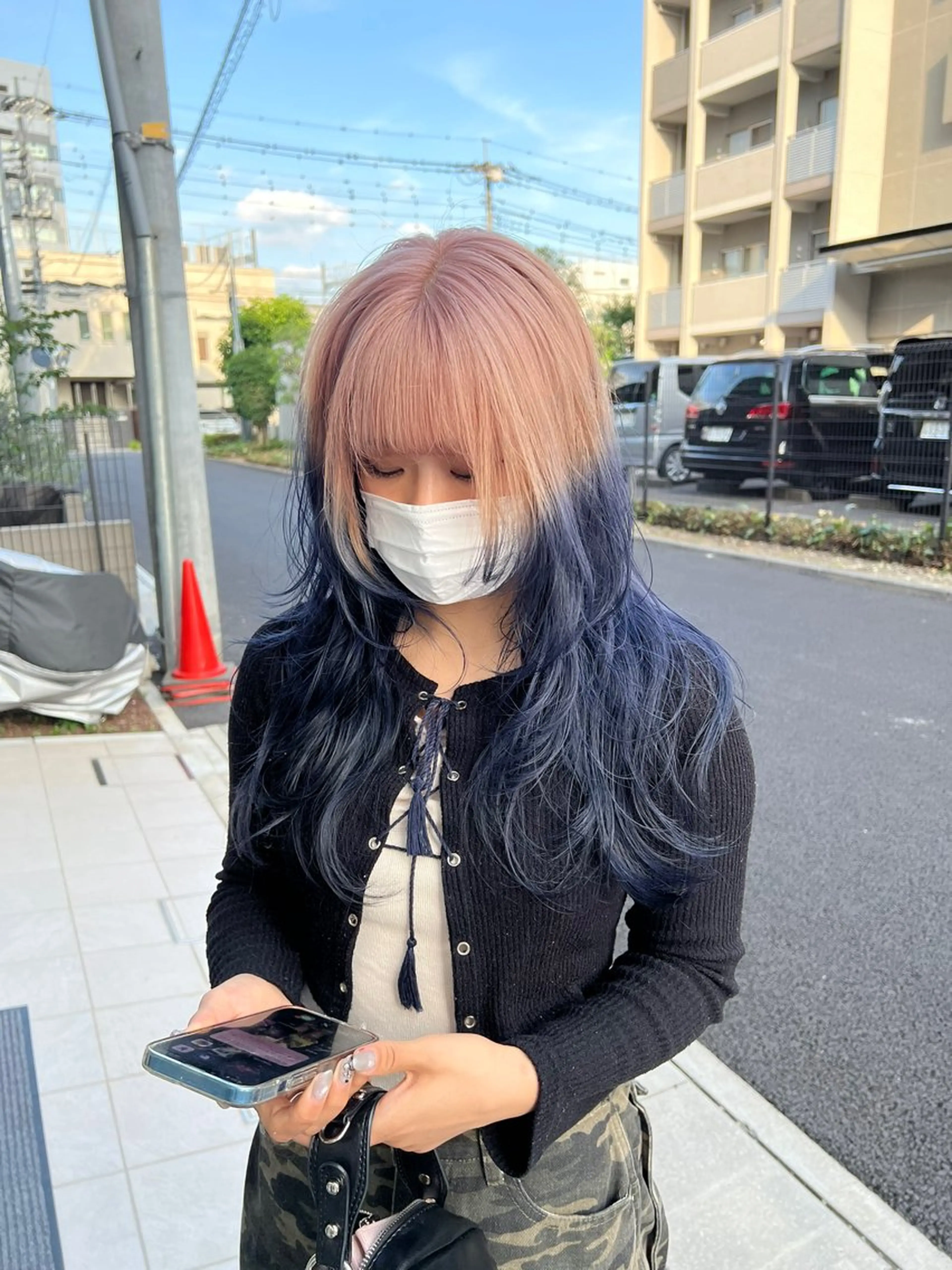 セミロング 青木 芽生のヘアスタイル