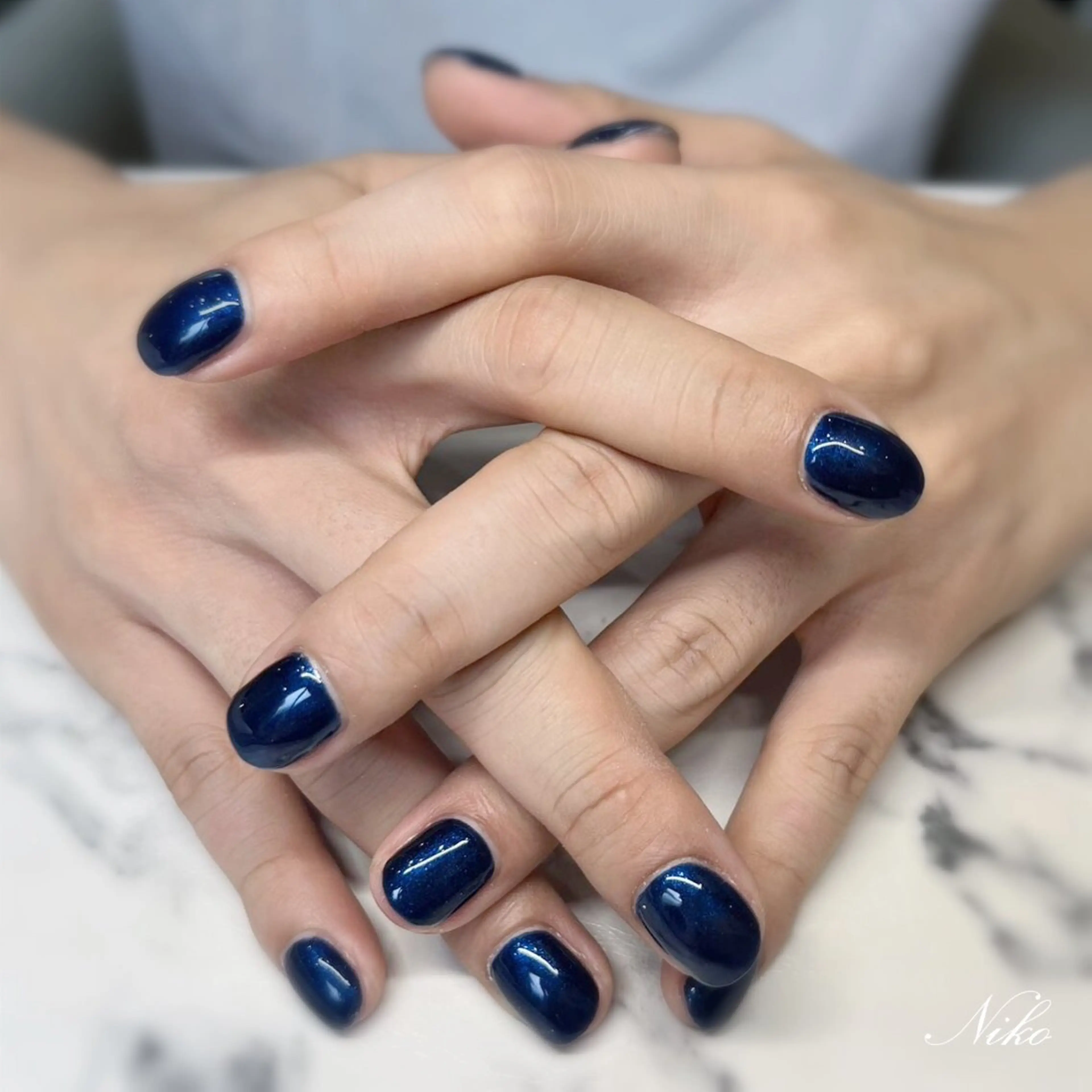 ネイル チークネイル 長さ出し フラッシュネイル フットネイル フレンチネイル Niko nailサロンのネイルデザイン