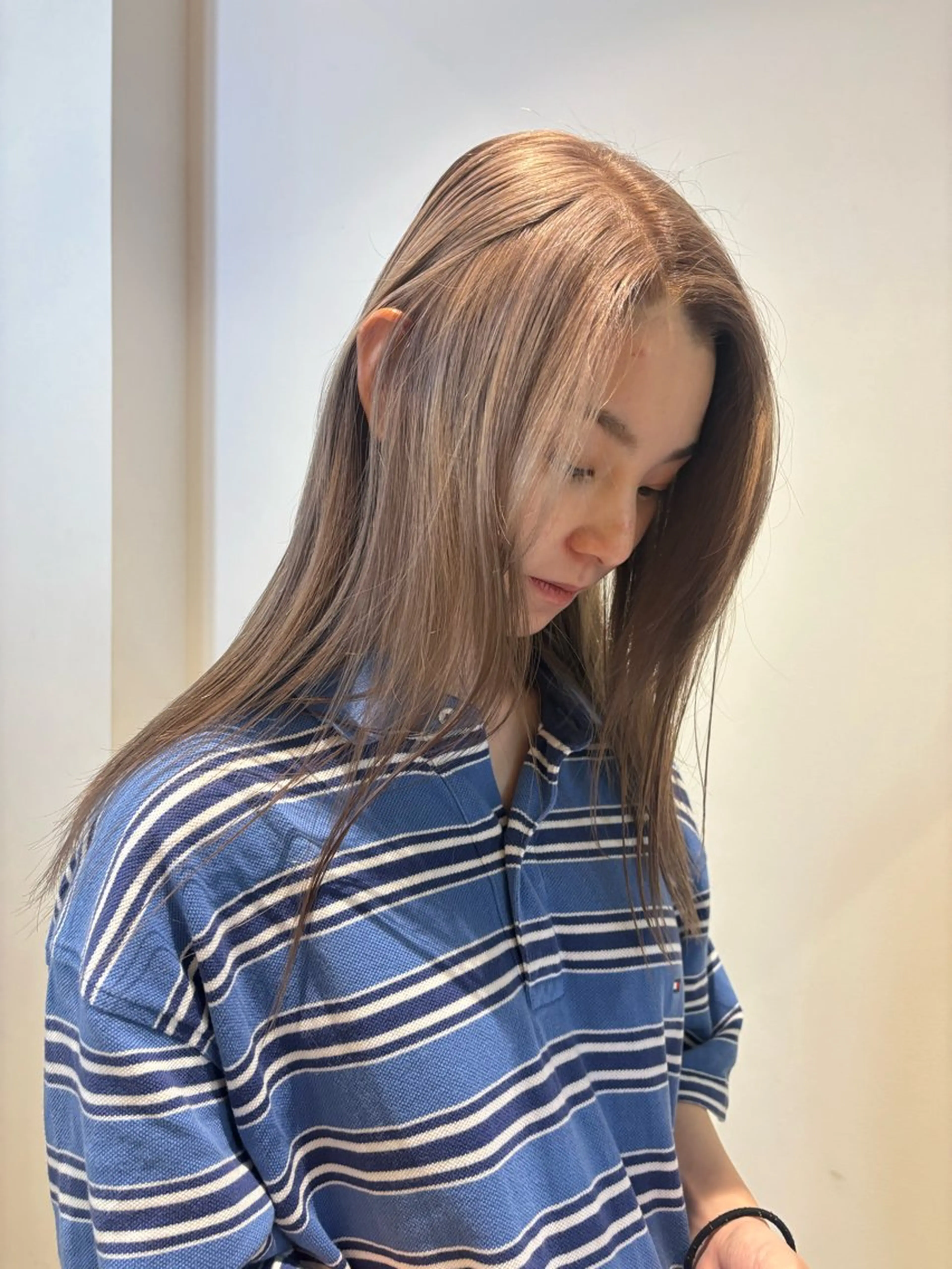ロング カラー ヘアカラー 津田 里菜のマツエク・マツパデザイン